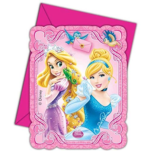 Disney Princess Invitation Cards - One Size for Birthday Party, Baby Shower & Special Events
