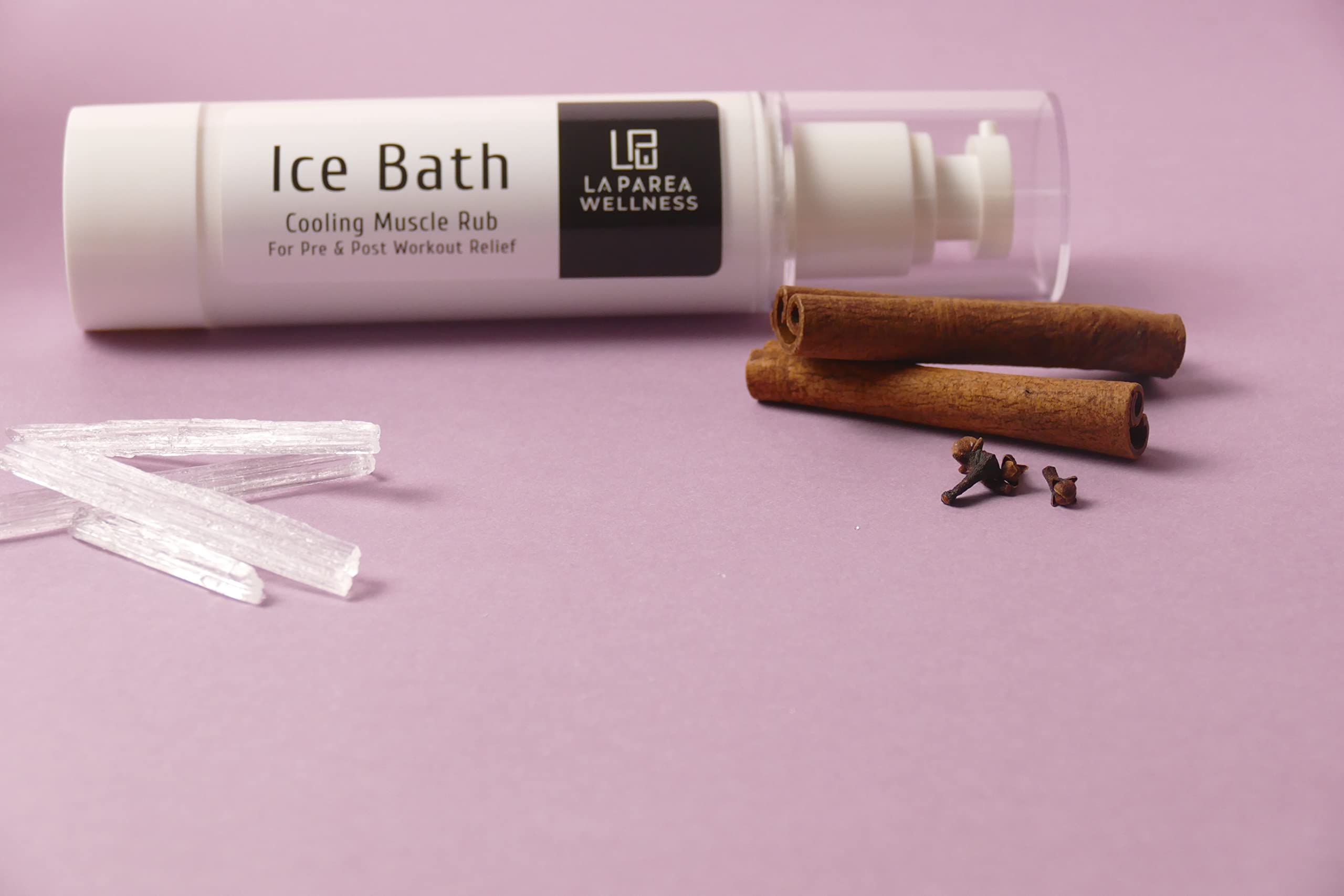 La Parea Wellness Ice Bath Cooling Muscle Rub - Soothe Sore Muscles & Speed Recovery Post-Workout | Perfect for Athletes, Gym Enthusiasts & Pain Relief