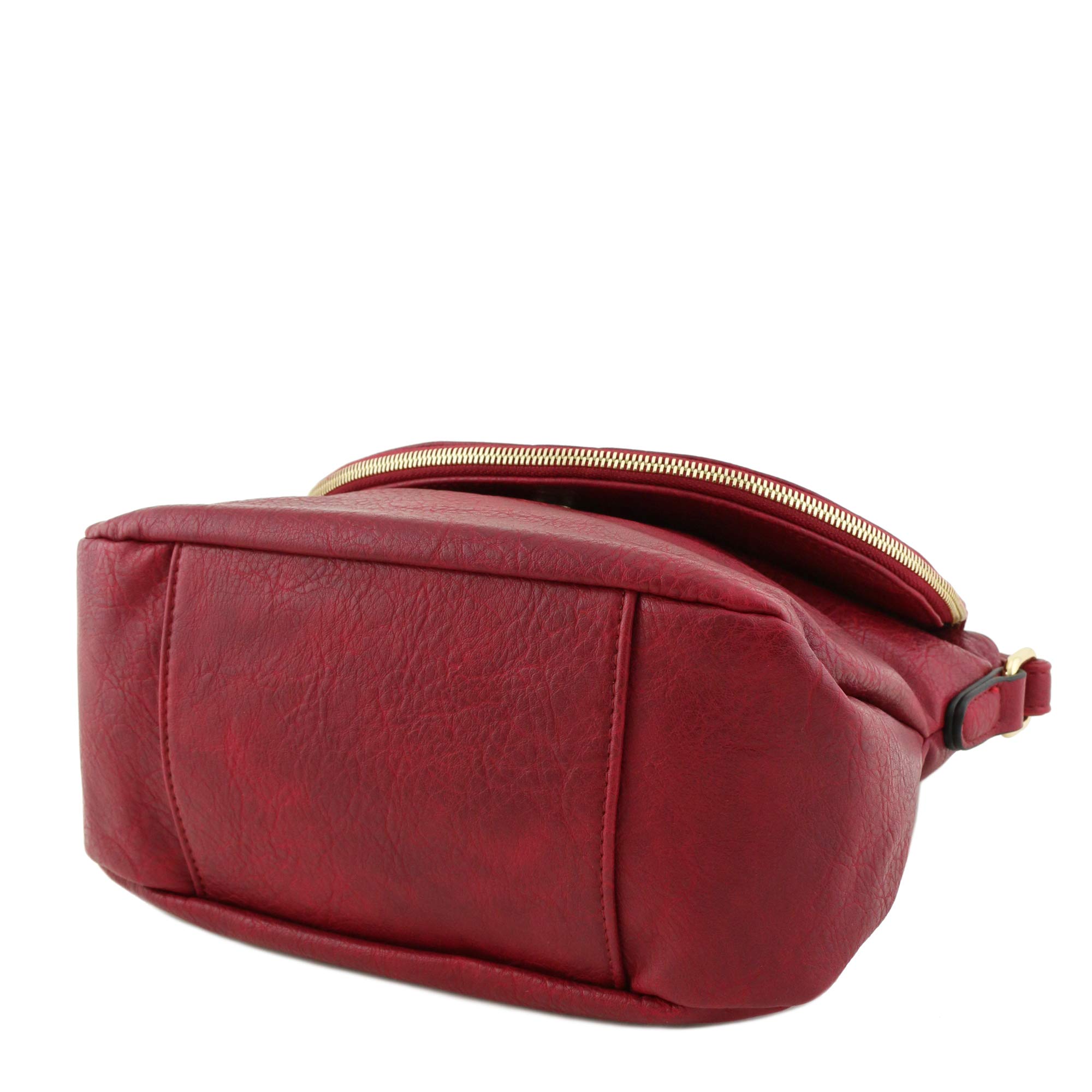 Stylish Red Tassel Crossbody Bag with Flap Top - Fashionable Women's Shoulder Purse for Casual Outings, Travel & Everyday Use