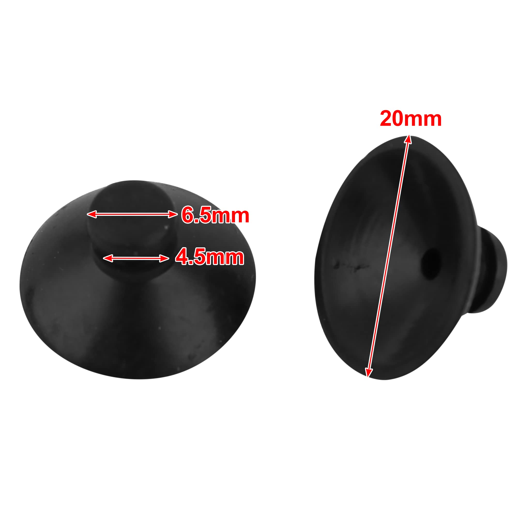 uxcell 20mm Dia Rubber Water Pipe Air Tube Hose for Aquarium Fish Tank - 30 Pcs with Suction Cups | Perfect for Air Pumps, Hydroponics & DIY Plumbing Projects