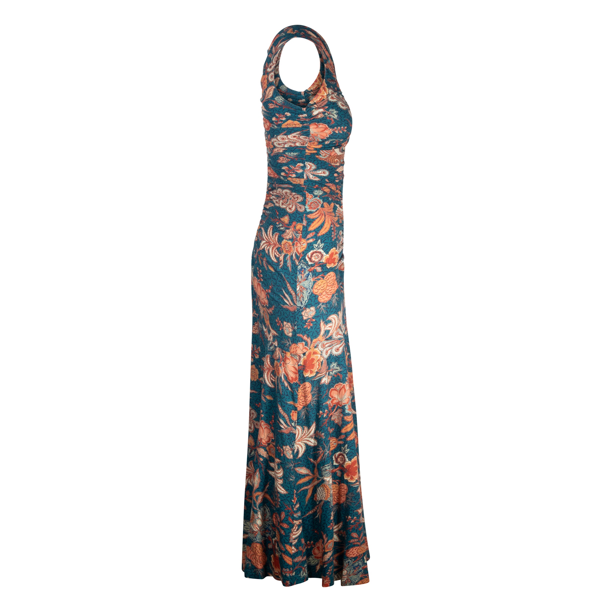 Ulla Johnson Women's Floral Print Maxi Dress - Elegant Boho Summer Dress for Beach, Wedding & Vacation