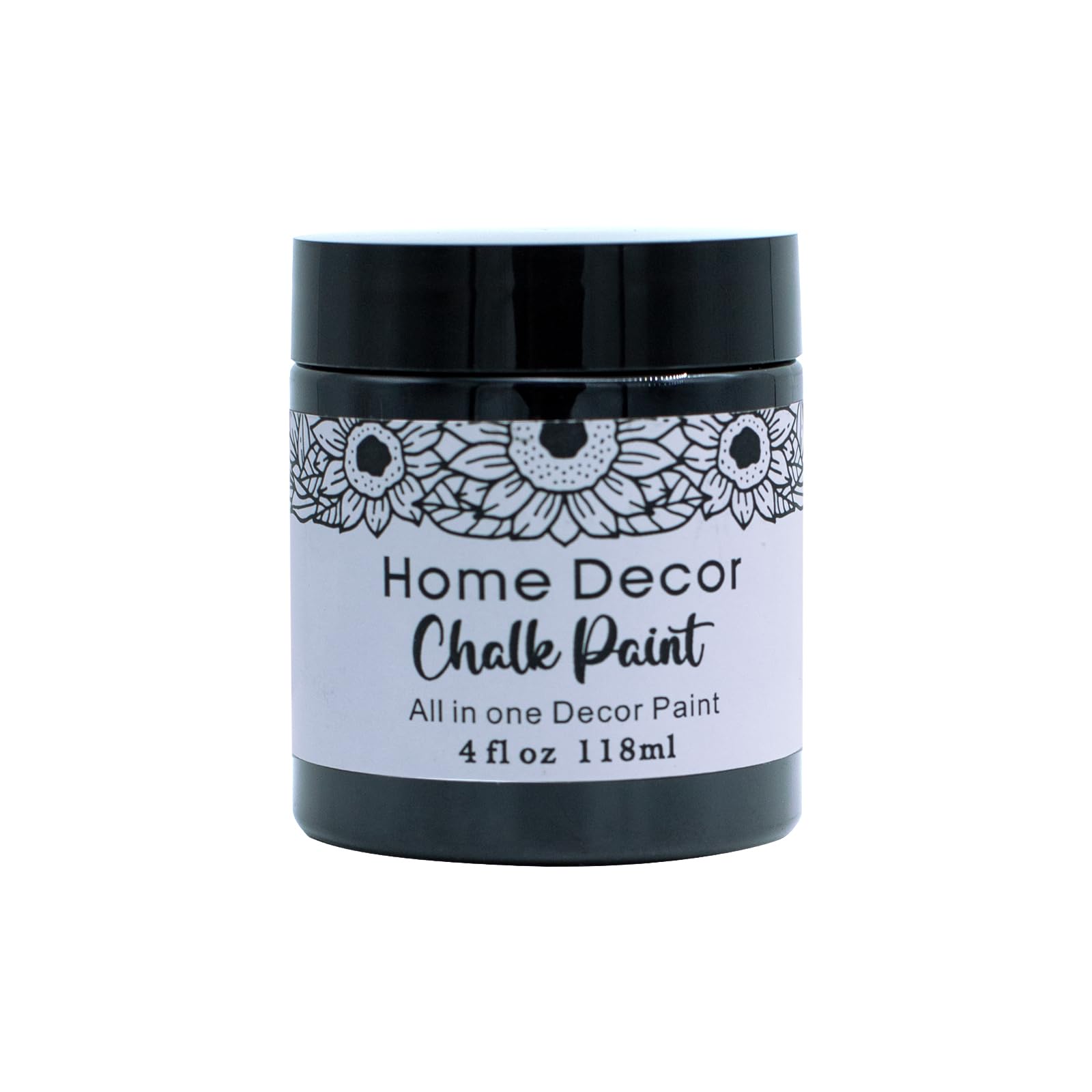 DGAGA Black Chalk Paint for Furniture - Premium Chalk Finish Wood Paint for DIY Home Decor, Tables, Cabinets & Laminate - No Sanding Required - Perfect for Kitchen Cabinets, Dressers & DIY Projects