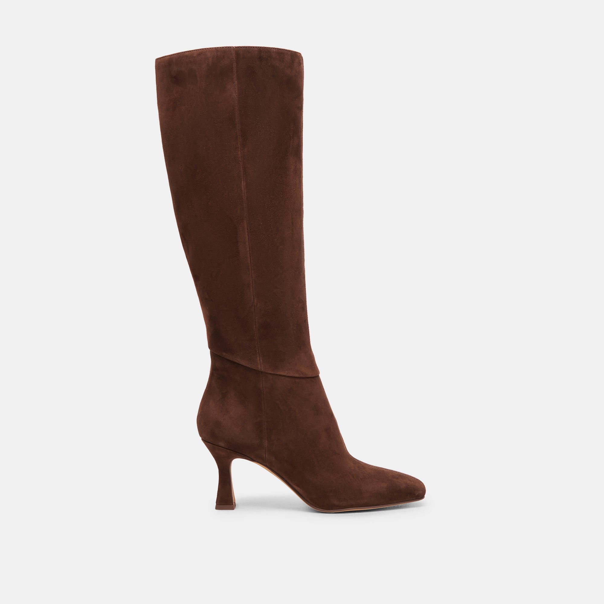 GYRA Extra Wide Calf Boots - DK Brown Suede Ankle Boots for Women | Comfortable Wide Fit for Swollen Feet & Edema | Perfect for Work, Travel & Casual Wear