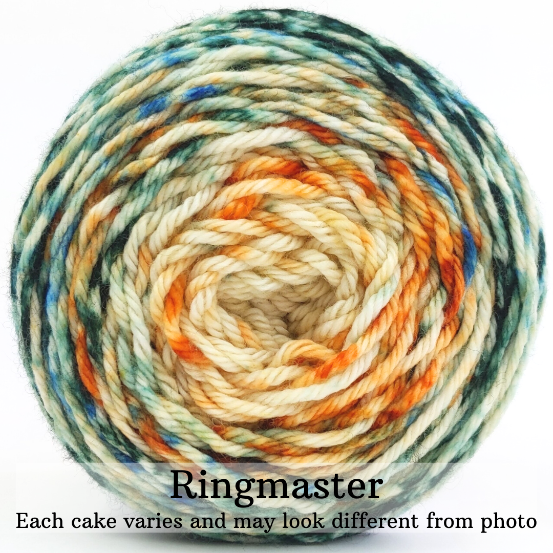 Knitcircus Yarns Country Roads Impressionist - Premium Hand-Dyed Yarn for Knitting & Crocheting | Ready to Ship | Perfect for Scarves, Sweaters & Home Decor