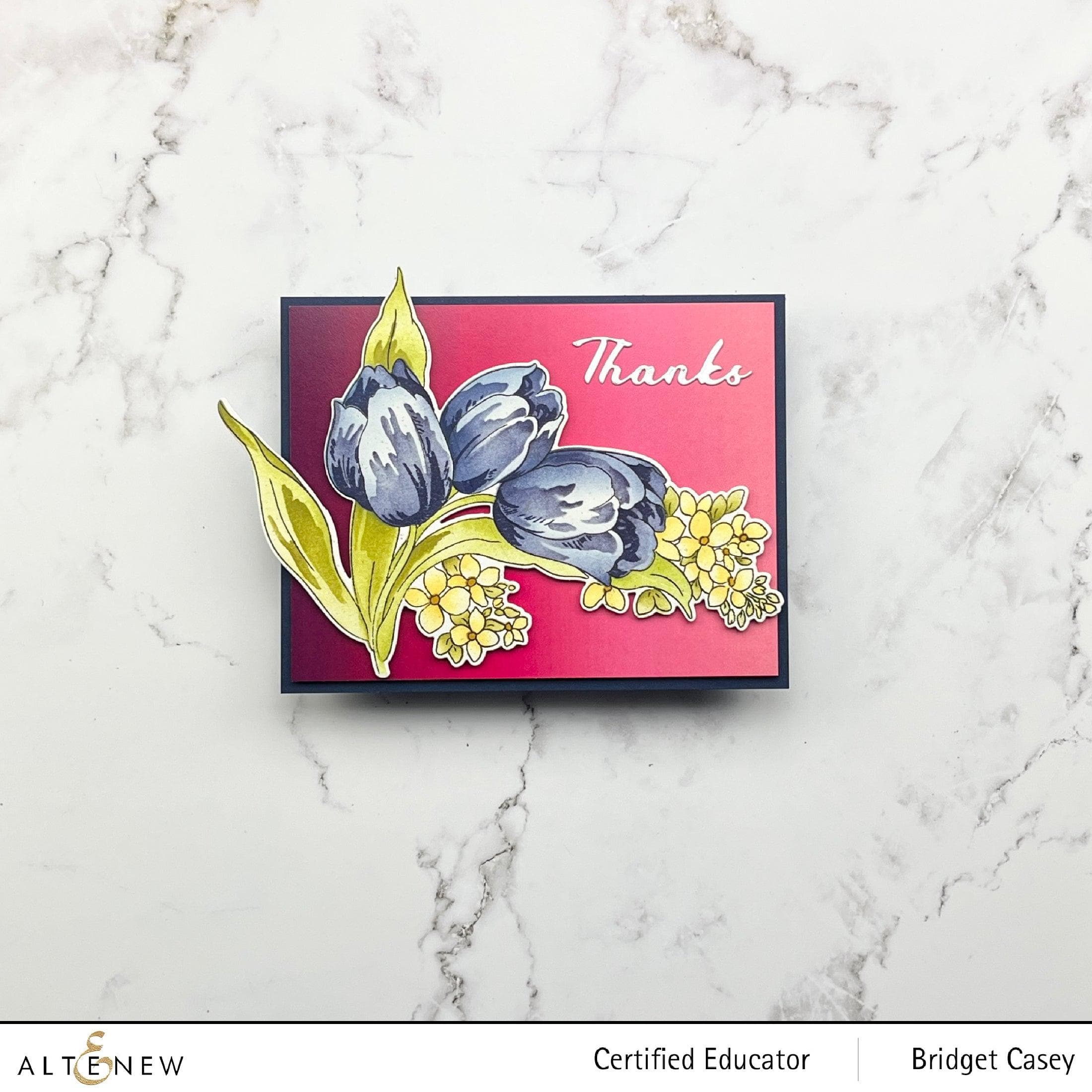 Build a Garden: Tulips & Friends Die-Cut Bundle for Card Making & Scrapbooking - Perfect for DIY Greeting Cards, Home Decor, and Paper Crafts