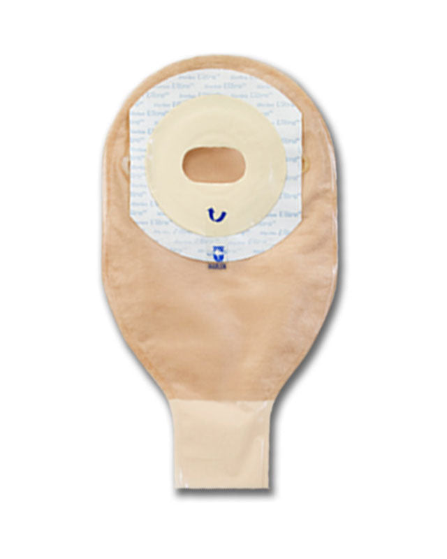 Marlen Ultra Extra 1-Piece Drainable Ostomy Pouch with Snap Lock Closure & SkinShield Barrier - No Filter, Convex 2 5/8