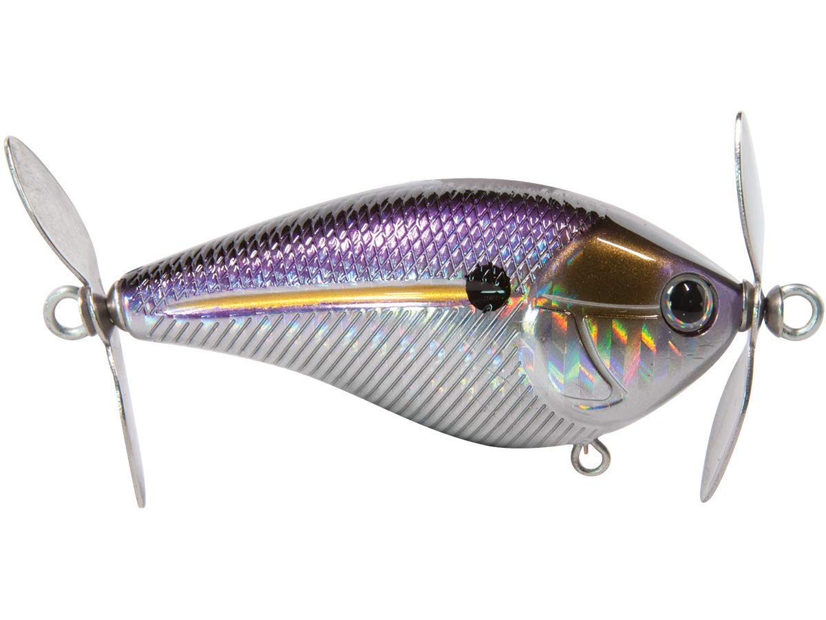 Spin Master Threadfin Shad Fishing Lures - Realistic Bait for Bass, Trout & Walleye - Perfect for Freshwater & Saltwater Fishing - Great for Casting, Trolling & Jigging