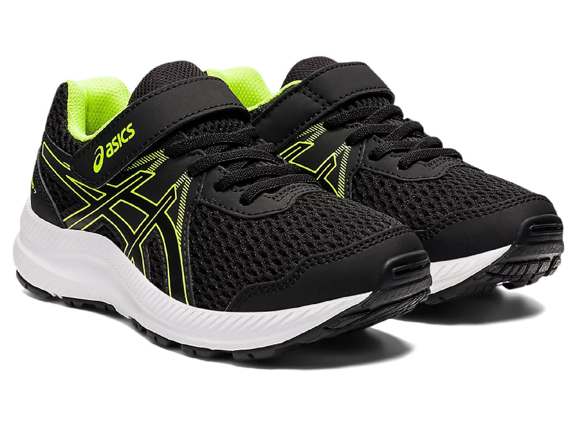 ASICS Junior Contend 7 PS Kids Running Shoes - Lightweight & Comfortable Athletic Sneakers for Boys & Girls (Style: 1014A194-005) - Perfect for School, Sports & Daily Activities