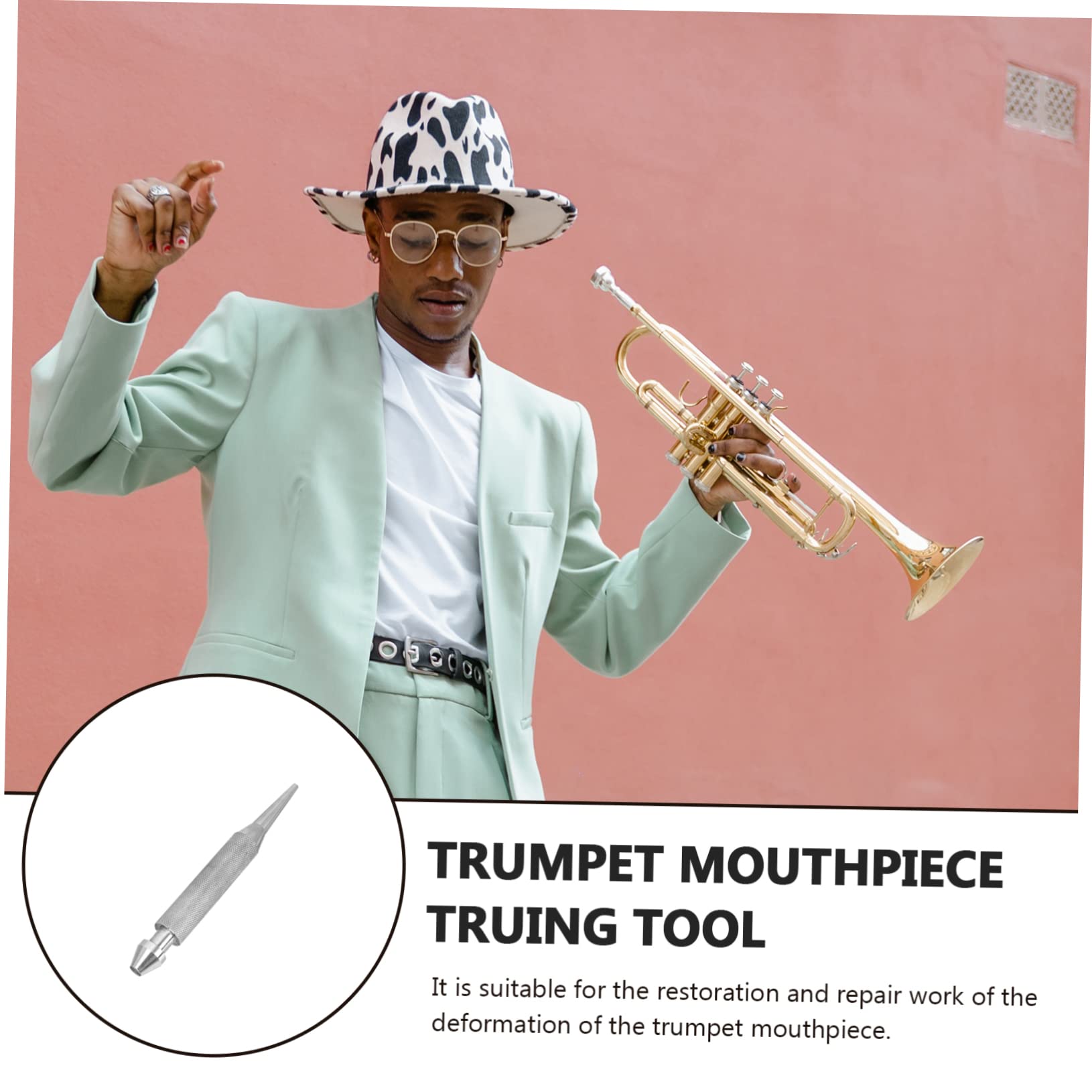 VICASKY Trumpet Tuning Tool - Durable Brass Instrument Repair Accessory for Trumpet Maintenance & Wind Instrument Adjustment | Perfect for Musicians, Band Practice & Professional Performances
