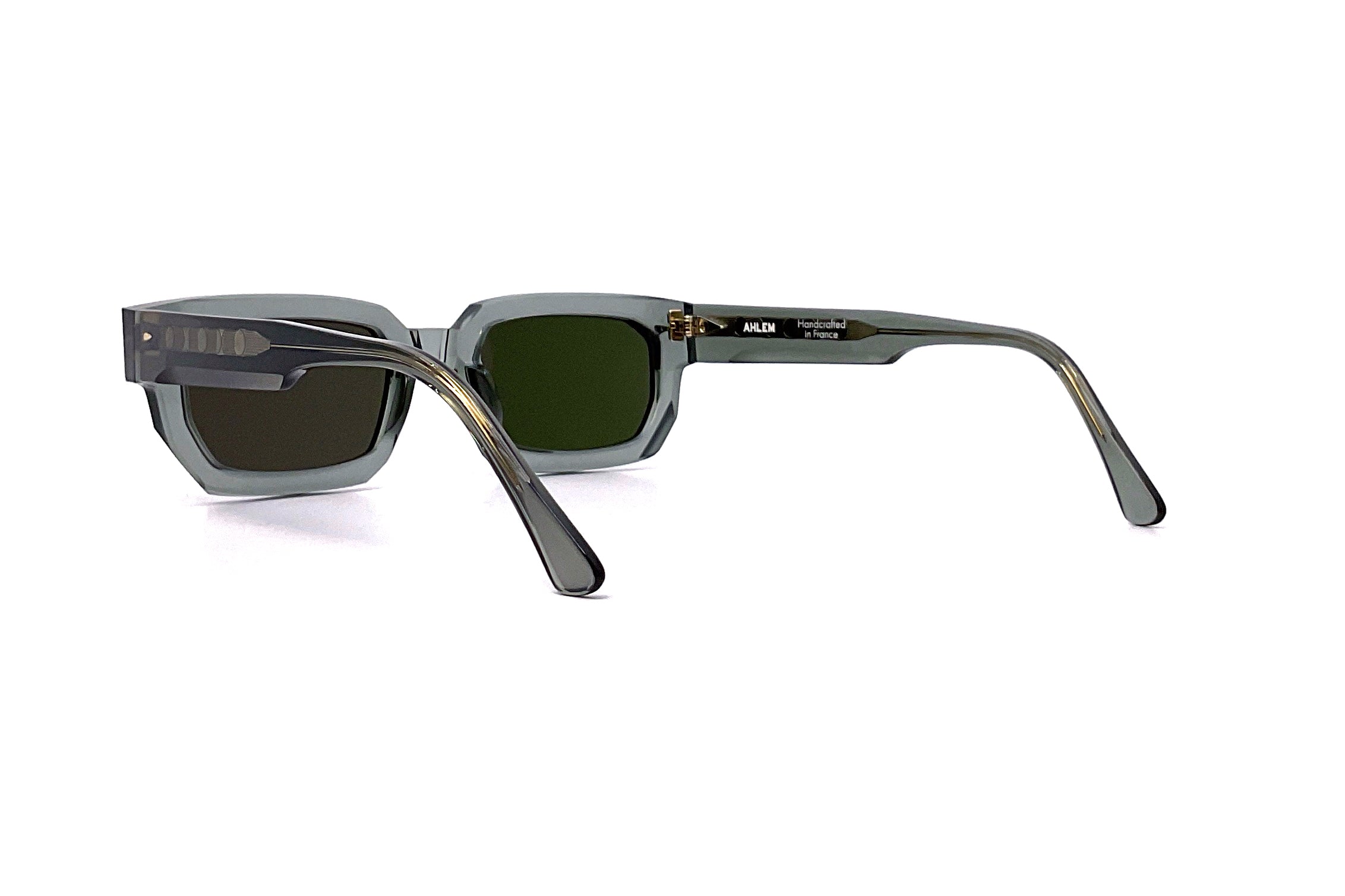 Ahlem Bonaparte Sunglasses (Rainlight | Dark Green) - Stylish UV Protection for Outdoor Activities & Fashion