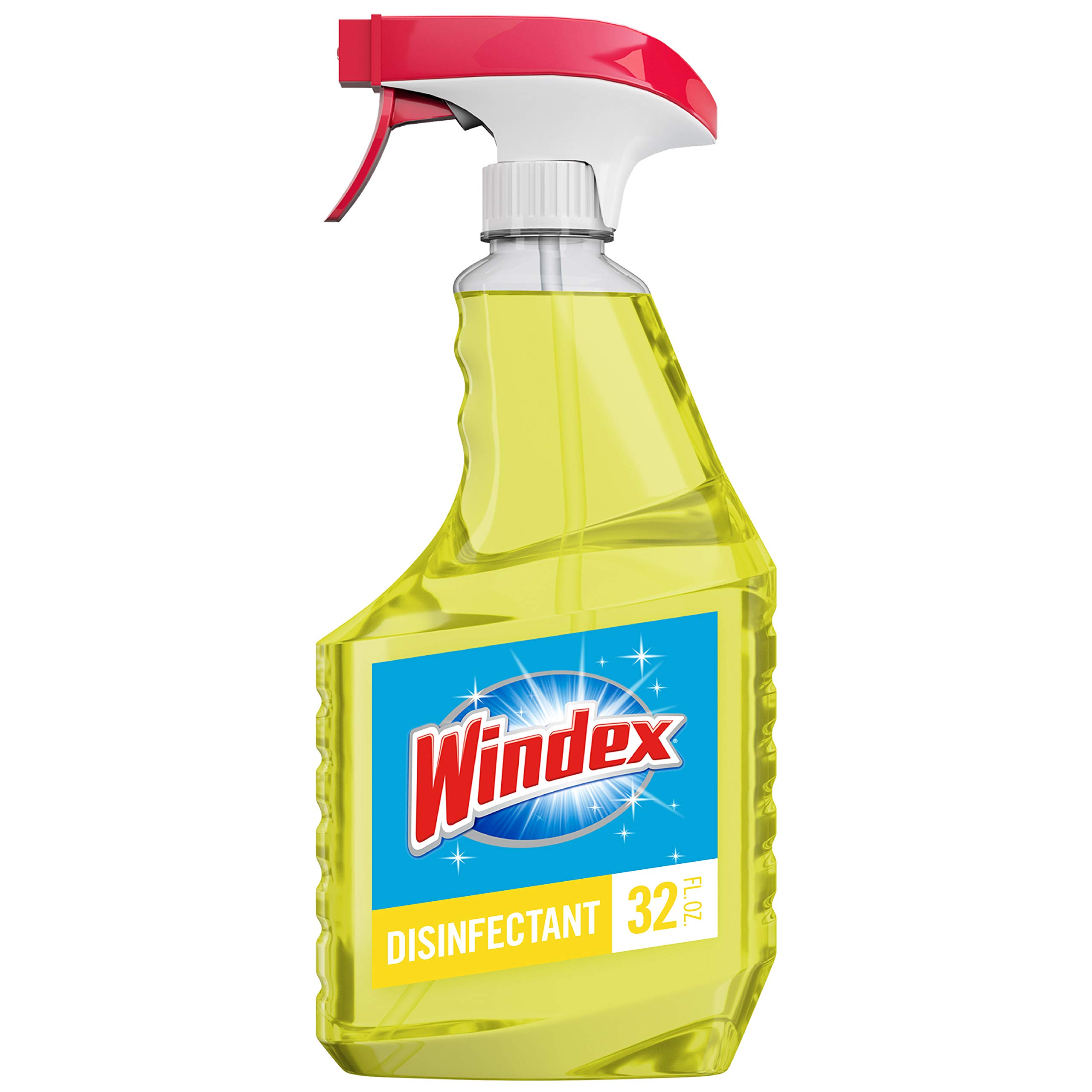 Windex Multipurpose Cleaner Disinfectant Spray - Citrus Scent 32 Fl Oz for Kitchen, Bathroom & Glass Surfaces | Fast-Acting Surface Cleaner & Disinfectant for Home & Office Use
