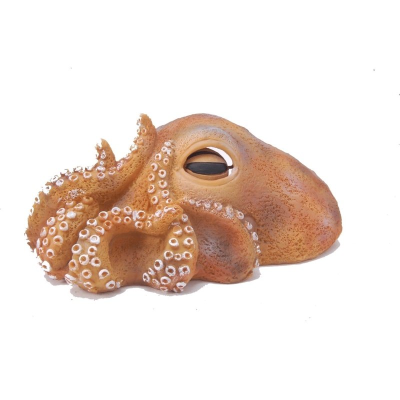 Aquatopia Octopus Decor - 8.7 x 4 x 4 Inch Handmade Resin Sea Creature Sculpture for Home, Office & Aquarium Decoration | Perfect Gift for Marine Life Lovers