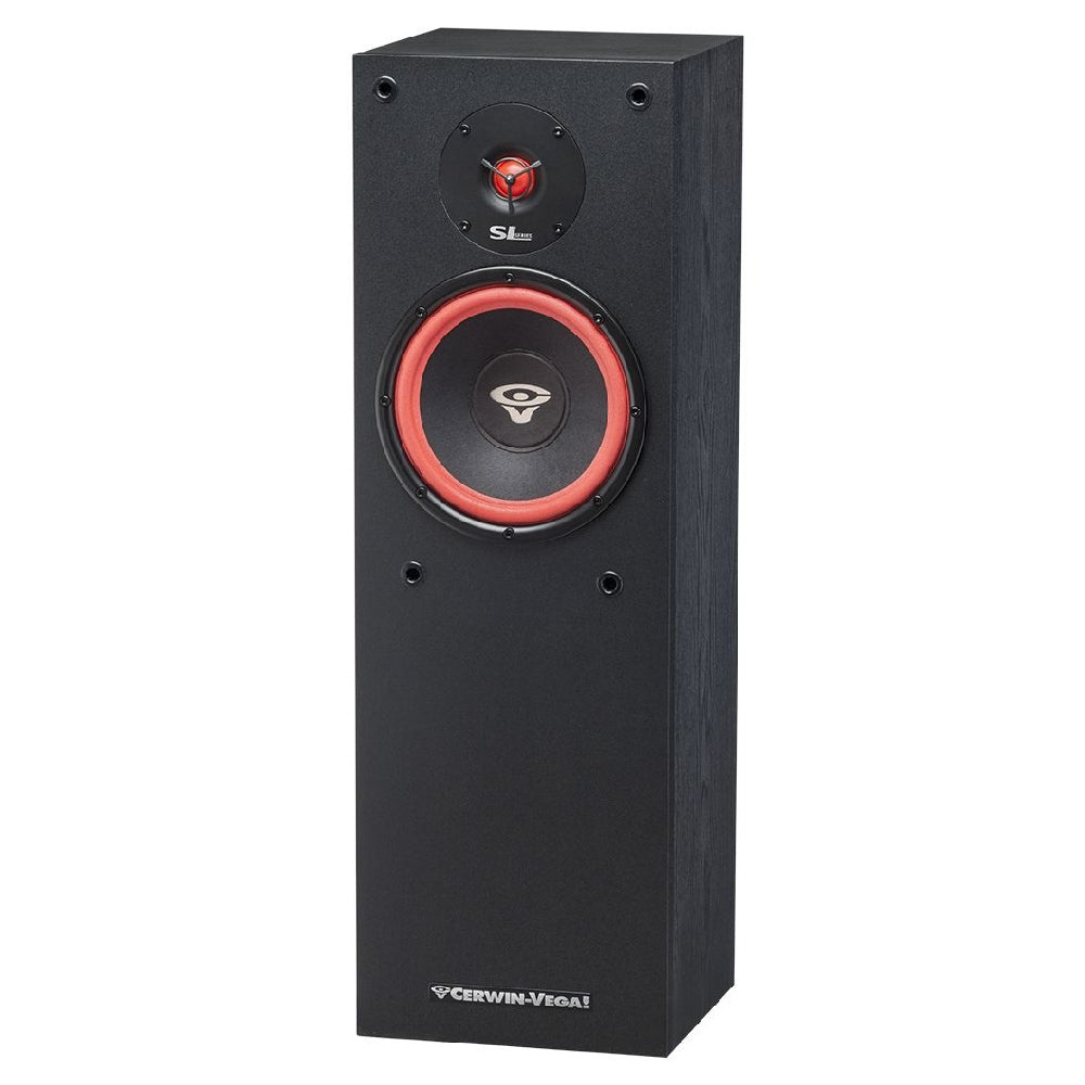 Cerwin Vega SL-8 8-Inch 2-Way Floor Standing Speaker - High Power Home Audio System for Movies, Music & Gaming
