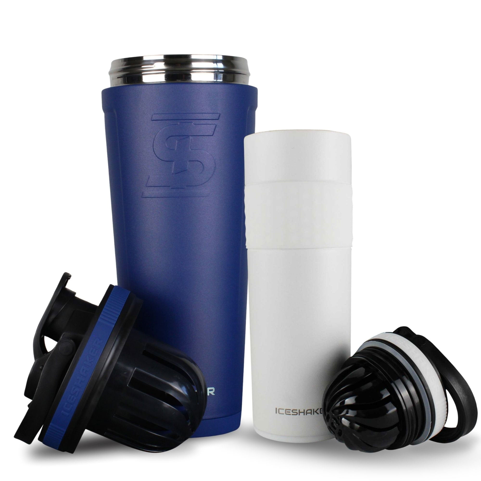 Premium His & Her Protein Shaker Bottle Set - 20oz Leak-Proof Mixing Cups for Gym, Workouts & Post-Training Recovery - BPA-Free Fitness Accessories for Couples
