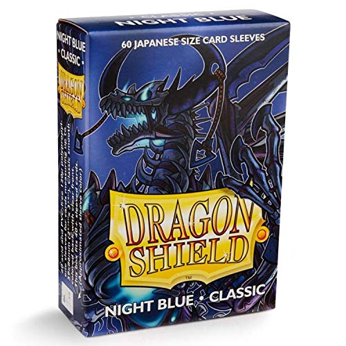 Arcane Tinmen ATM10642 Dragon Shield Japanese Night BU Deck Protector Sleeves - 60 Count for MTG, Yu-Gi-Oh, and Collectible Card Games Protection