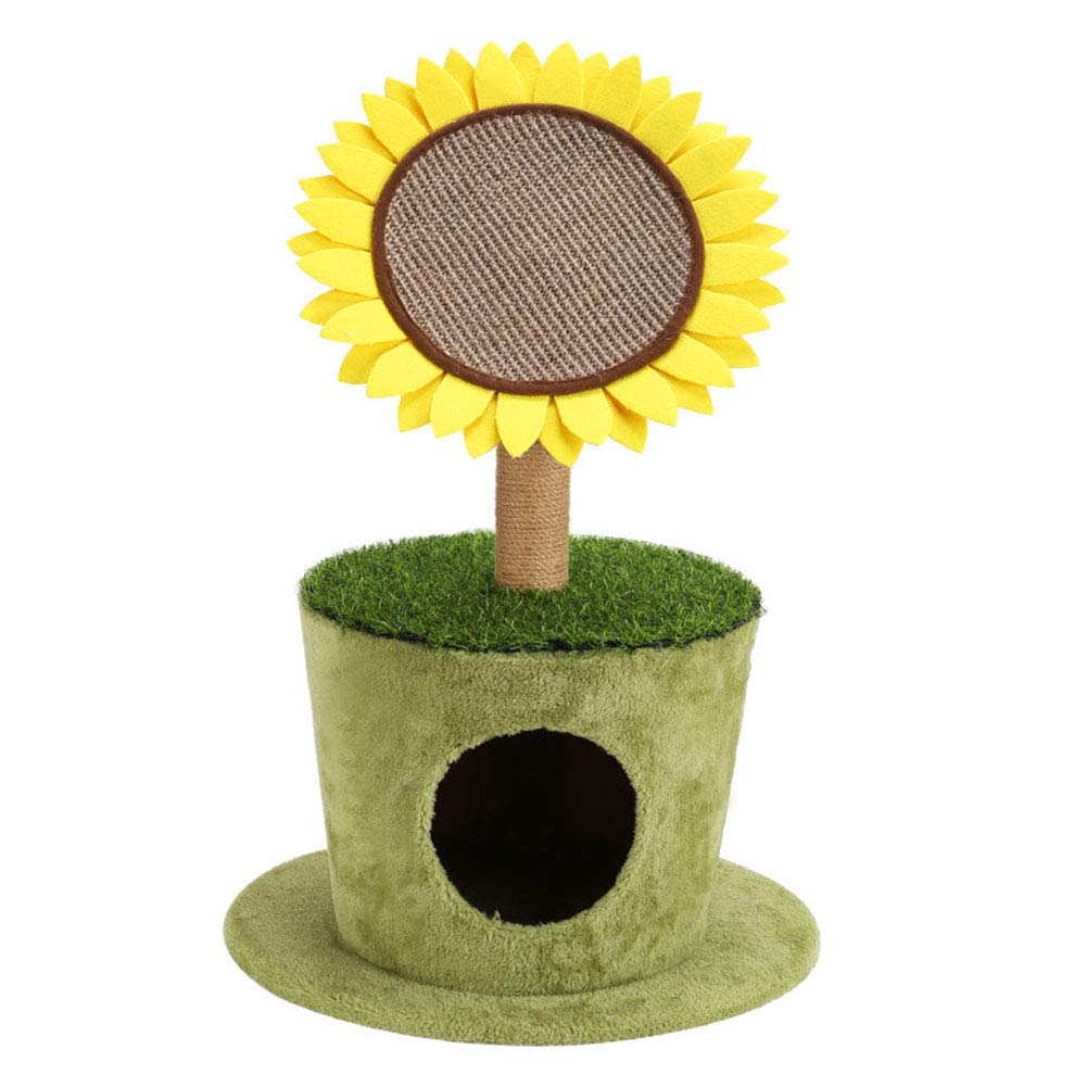 ZZX Multi-Level Cat Tree with Sisal Scratching Posts - Durable Cat Activity Center, Play Tower & Pet House for Indoor Cats - Perfect for Small Spaces, Home Decor & Kitty Playtime