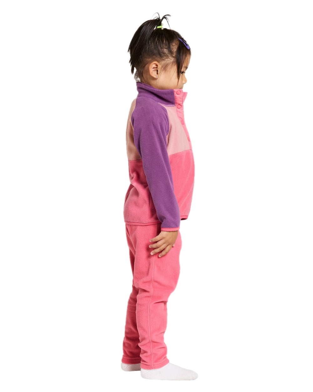 Didriksons Kids Monte Half Button Fleece Jacket - Warm & Cozy Winter Outerwear for Boys & Girls - Perfect for School, Playdates & Outdoor Adventures