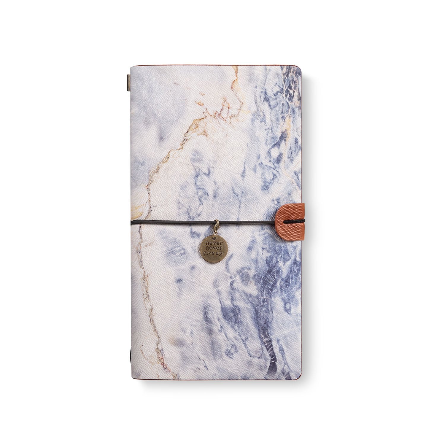 Premium Marble Traveler's Notebook - Leather Journal for Writing & Sketching | Perfect Gift for Travelers, Writers & Artists | Use for Daily Planning, Creative Journaling & Adventure Memories