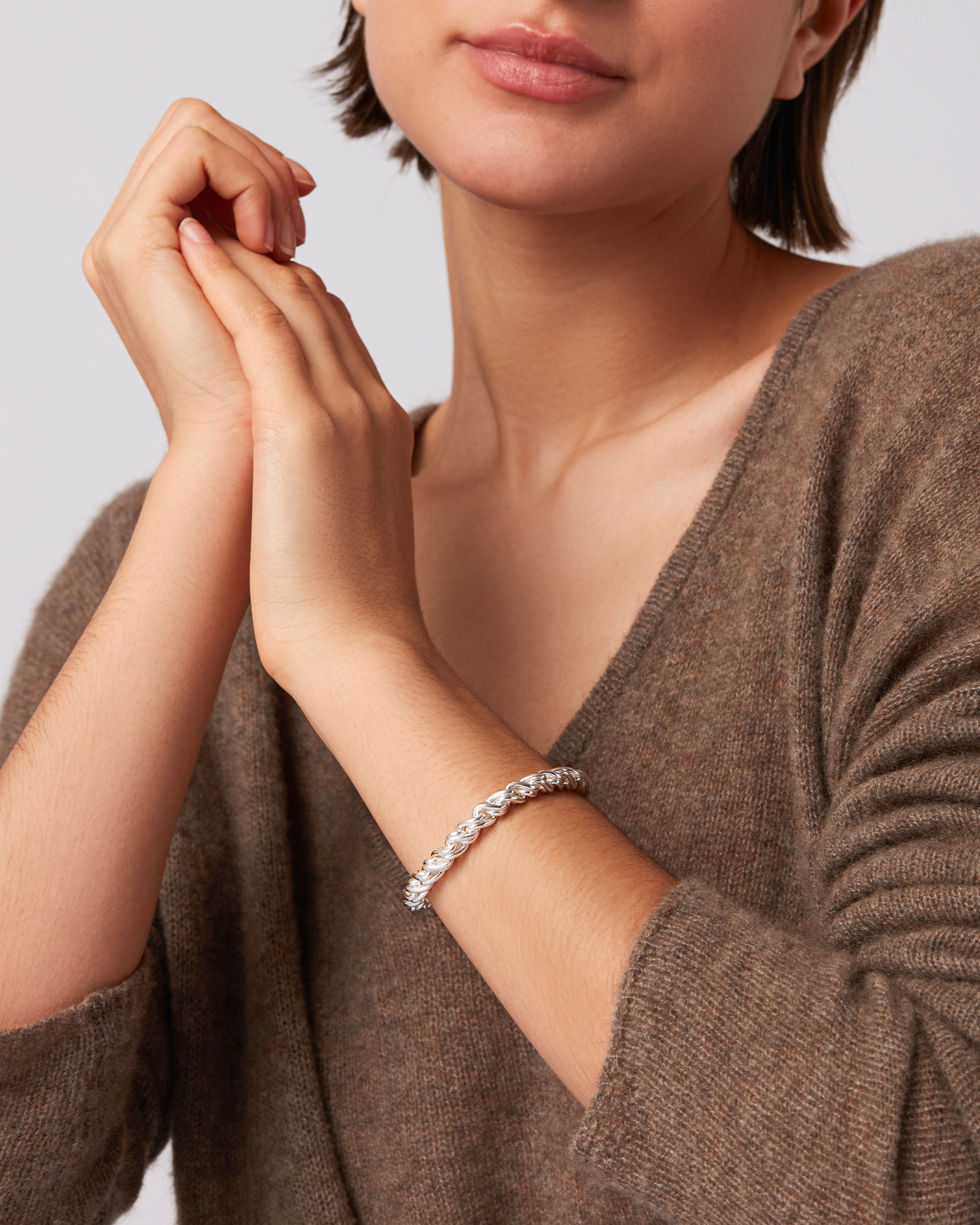 Rizzo Sterling Silver Bracelet for Women - Elegant & Dainty Jewelry Gift for Birthday, Anniversary & Everyday Wear