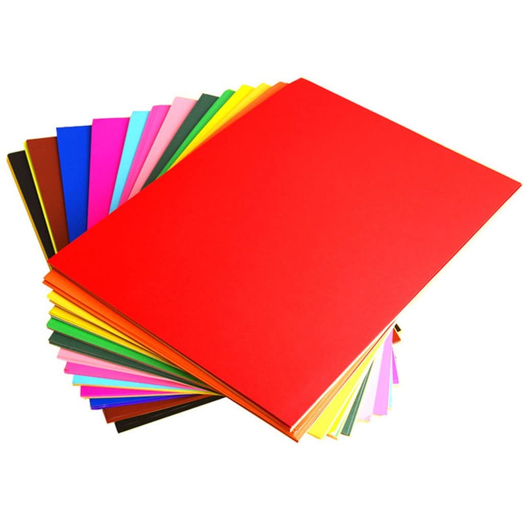 Premium 160GSM Thick Color Cardboard Paper - 50 Sheets A4 Size for DIY Crafts, Scrapbooking, School Projects & Gift Making | Vibrant Handmade Paper for Kids, Students & Artists | Perfect for Card Making, Art Projects & Classroom Activities