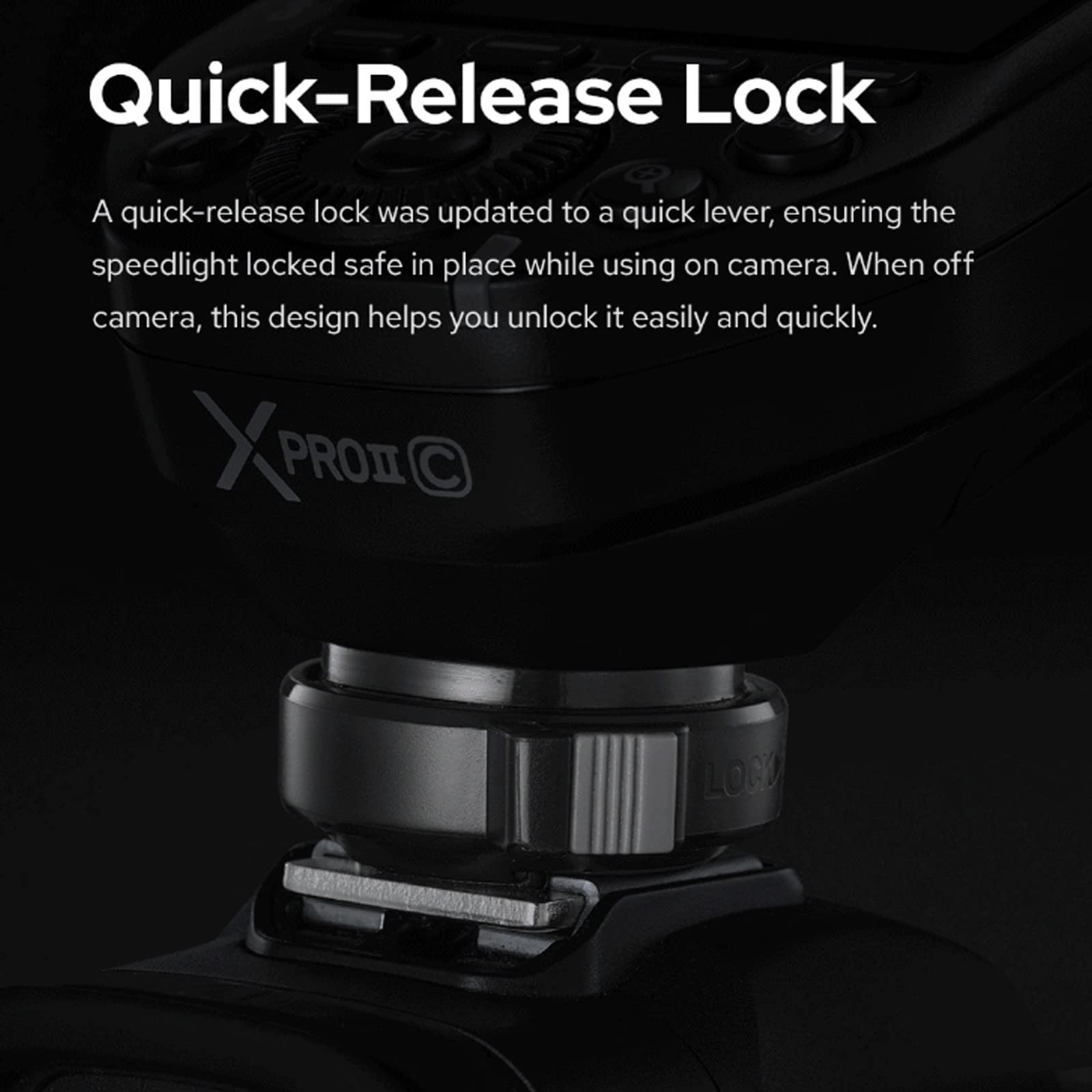 Godox XProII-O Wireless Flash Trigger for Olympus & Panasonic Cameras - 2.4G TTL HSS 1/8000S Bluetooth Connection, Large LCD Screen (Xpro-O Upgrade) - Perfect for Wedding, Portrait & Studio Photography