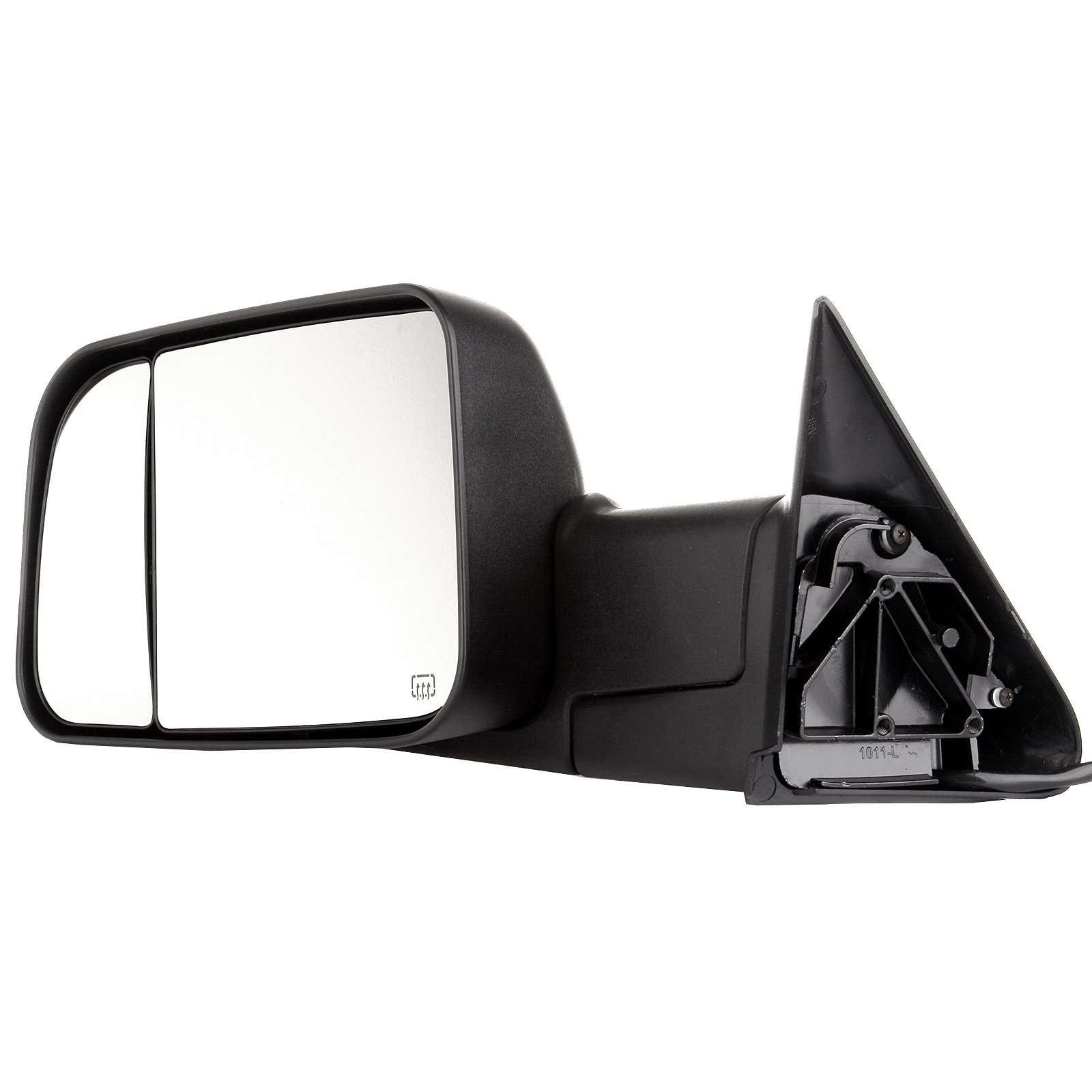 INEEDUP Towing Mirrors for Dodge Ram 1500/2500/3500 (1998-2001) - Power Heated Side Mirrors with Black Housing - Perfect for Truck Towing & Off-Road Adventures