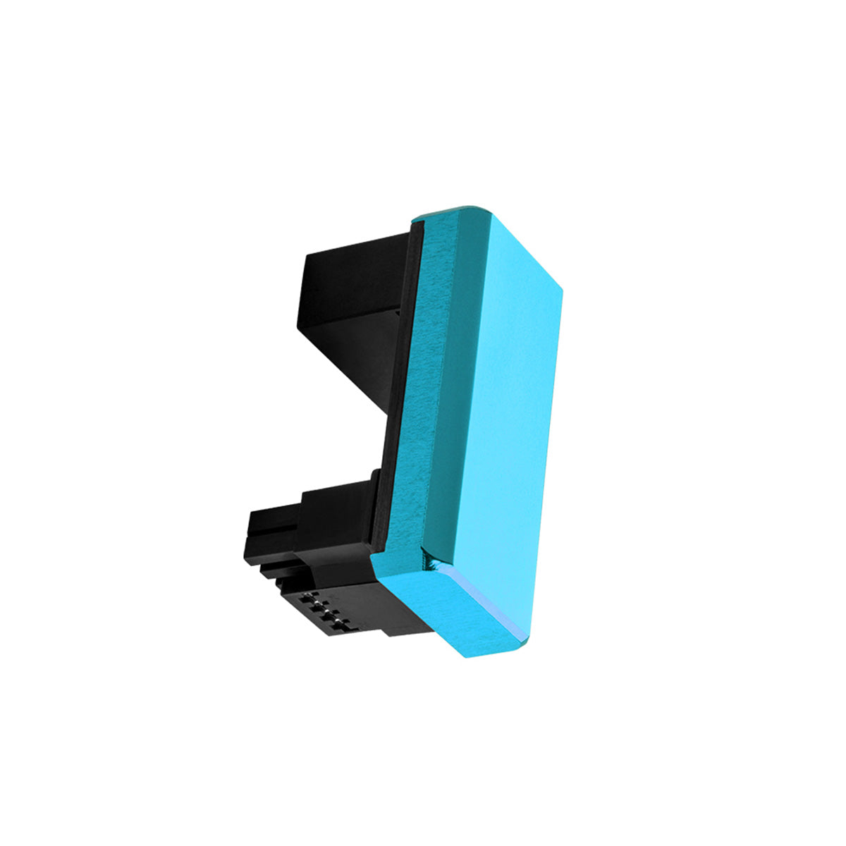 CableMod 12VHPWR 180 Degree Angled Adapter v1.1 - Variant A (Light Blue) | High-Speed Power Connector for NVIDIA RTX 4090/4080 GPUs | Perfect for PC Gaming & Workstation Builds