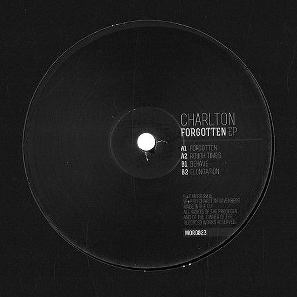 Charlton – Forgotten EP 12 Mord – MORD023 | Limited Edition Vinyl Record | Electronic Music Collectors | Perfect for DJ Sets & Music Production