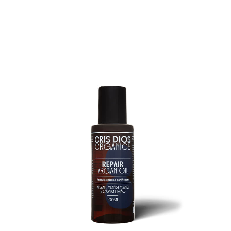Cris Dios Organics Argan Repair Oil - 100ml Moroccan Argan Oil for Hair Repair, Hydration & Shine | Perfect for Dry, Damaged Hair & Split Ends Treatment | Use for Daily Hair Care, Styling & Scalp Nourishment