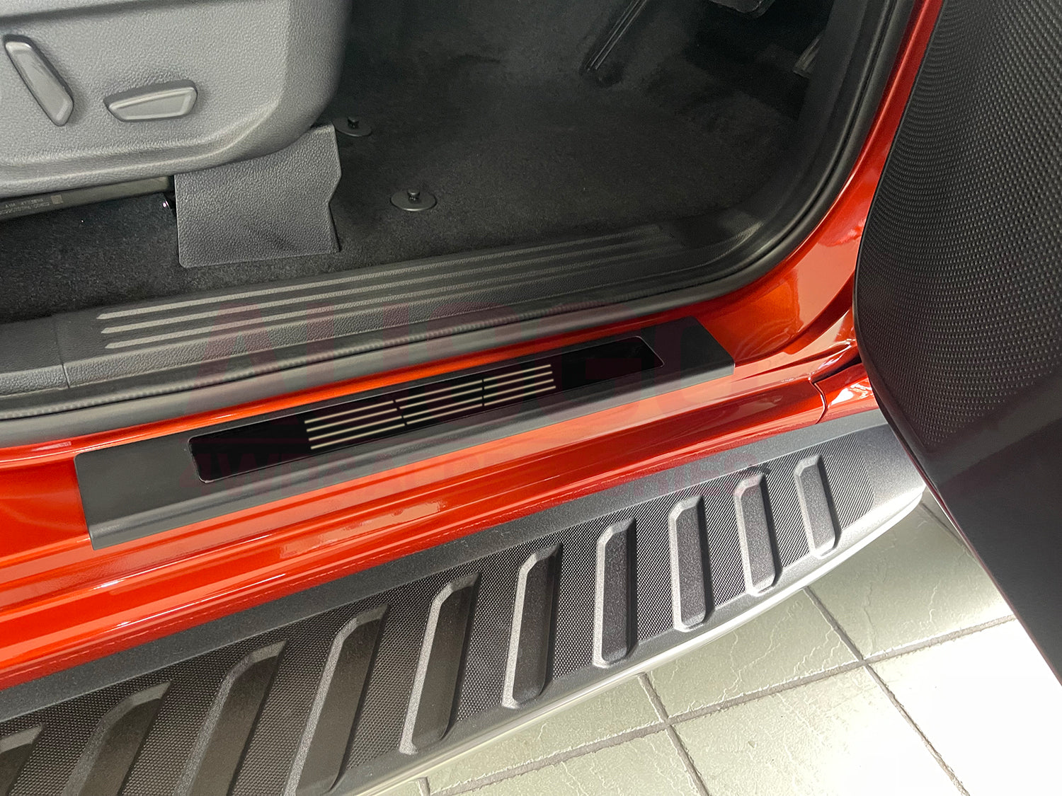 Premium Double Layer All-Weather Car Floor Mats & Door Sill Protectors for Volkswagen Amarok Next Gen NF Dual Cab (2023-Present) - Heavy Duty Protection for Mud, Snow, Sand & Spills - Perfect for Off-Road Adventures & Daily Commuting