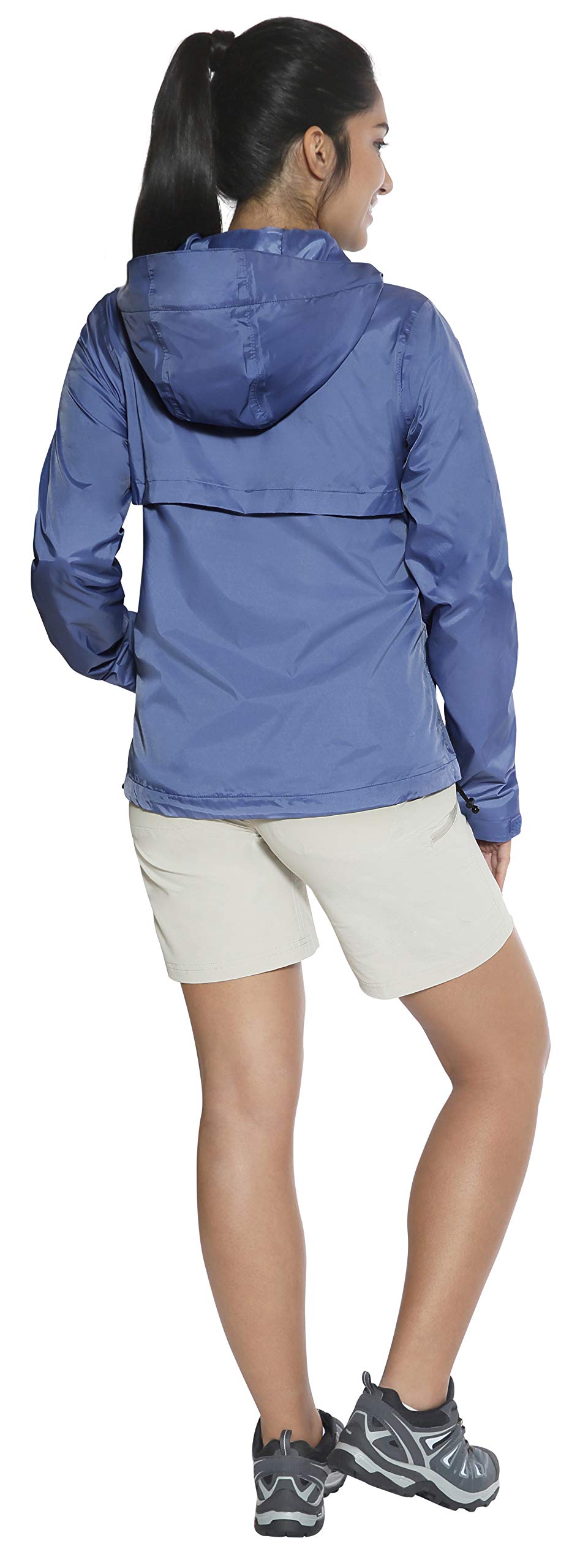 Arctix Women's Waterproof Fleece-Lined Rain Jacket - Lightweight Windproof Outdoor Coat for Hiking, Camping & Daily Wear