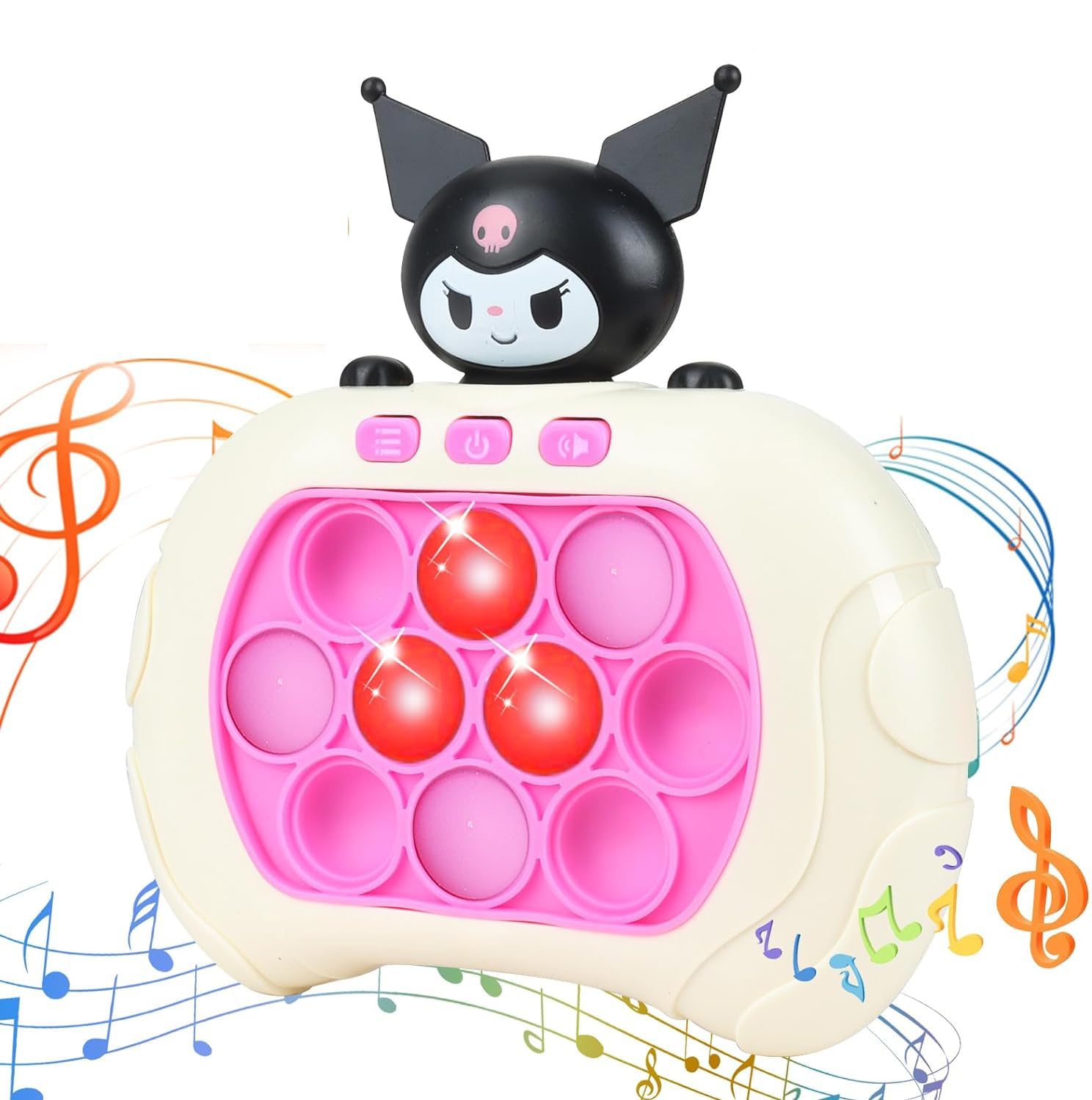 Quick Push Bubble Game Console - Sensory Fidget Pop It Toy for Kids & Adults - Stress Relief, Autism & ADHD Therapy - Perfect for Home, Office & Travel Use