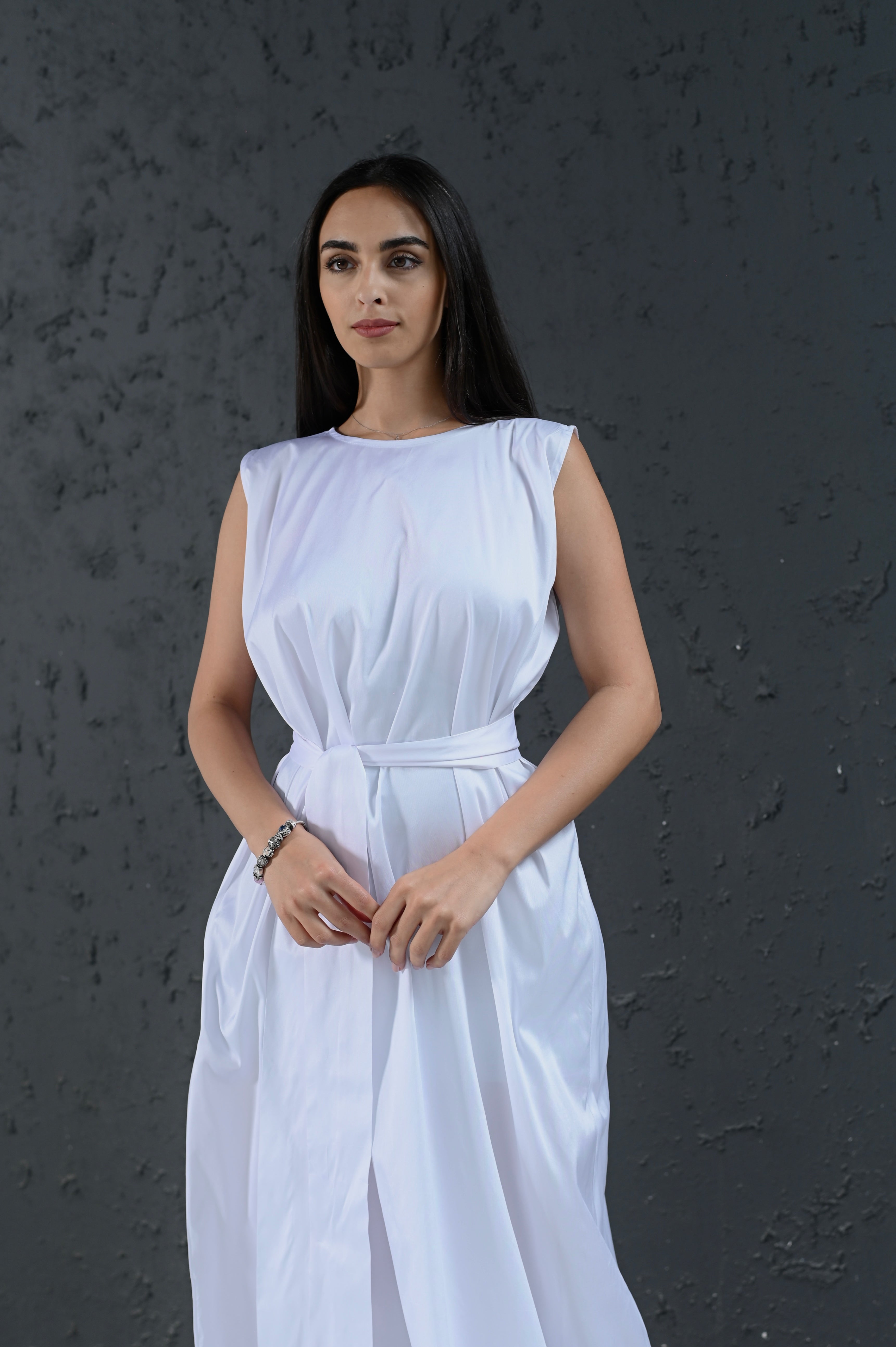 Elegant Shiny White Party Dress #236 - Perfect for Weddings, Prom & Evening Events