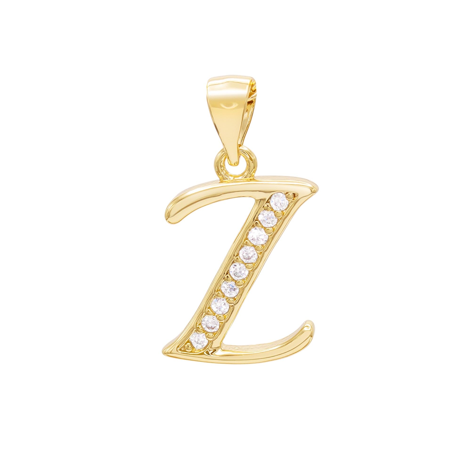 BEBERLINI Letter CZ Charm Initial Anklet - 14K Gold Filled Mariner Chain Ankle Bracelet for Women | Dainty Jewelry Gift for Her, Birthday, Anniversary, Everyday Wear