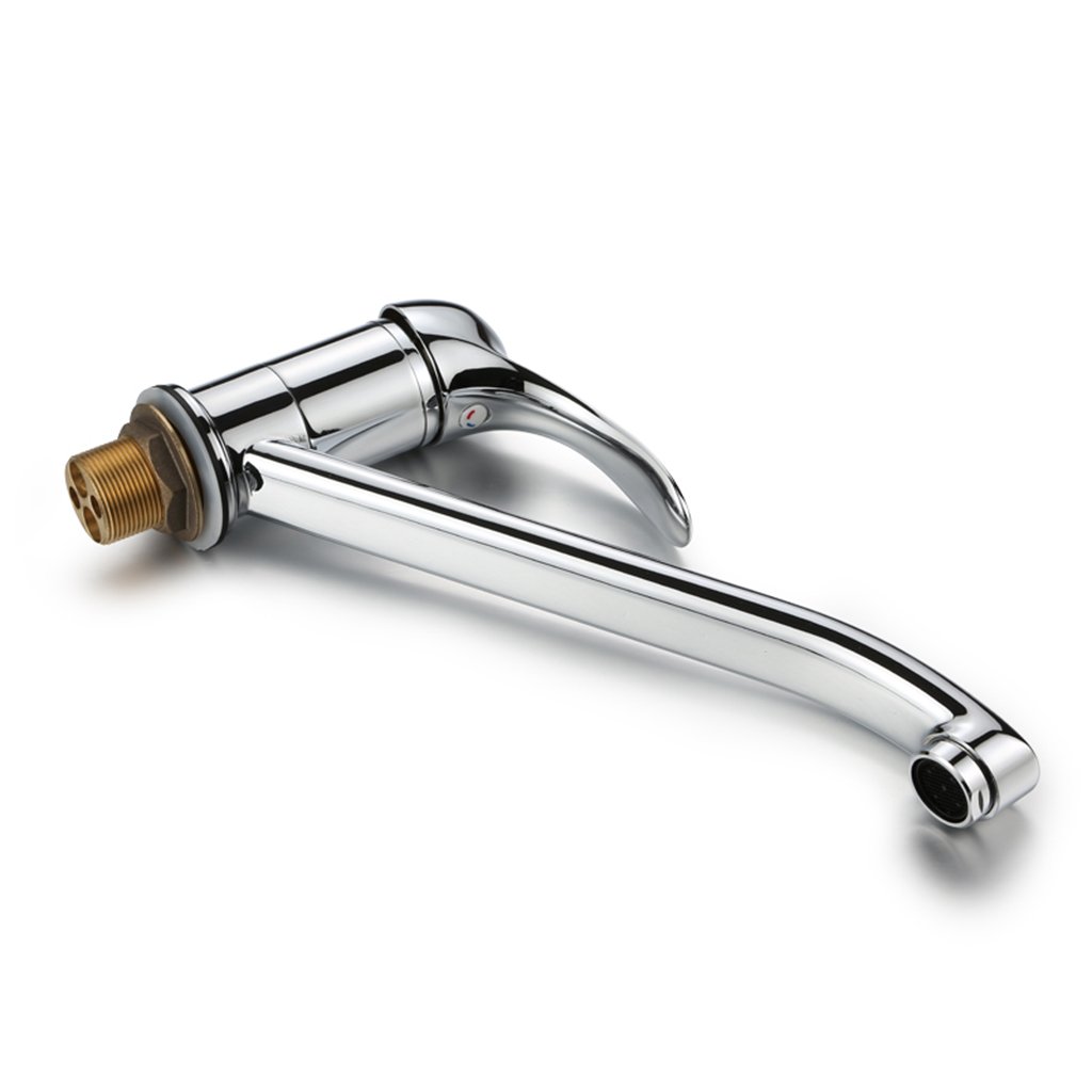 360 Degree Swivel Kitchen Faucet - Copper Sink Faucet with Pull Down Sprayer for Modern Home & Restaurant Use