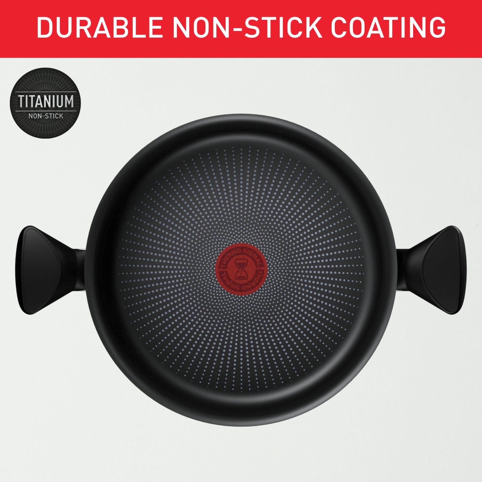 Tefal React Induction Non Stick Stewpot with Lid - 24cm/4.5L Capacity - Perfect for Soups, Stews & Slow Cooking - Induction Compatible Cookware for Home Chefs