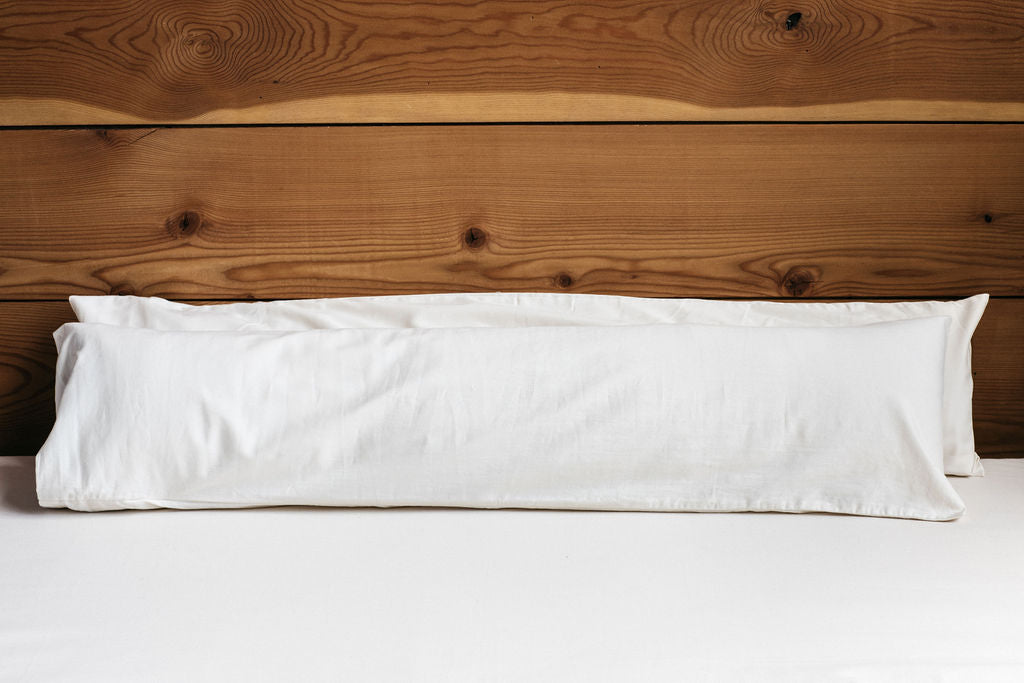 Organic Cotton Body Pillow for Adults - Hypoallergenic & Comfortable Support for Side Sleepers, Pregnancy, and Back Pain Relief - Perfect for Bed, Couch, and Travel Use