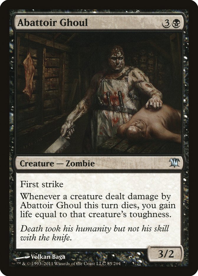 Abattoir Ghoul Innistrad MTG Card - Collectible Trading Card for Magic: The Gathering Players | Perfect for Deck Building and Fantasy Game Nights