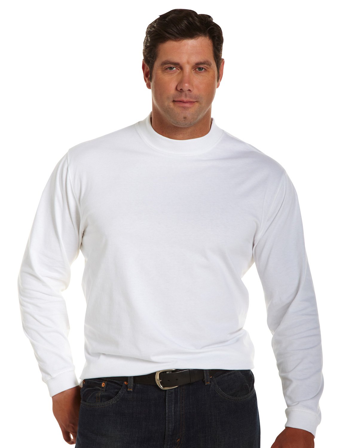 DXL Men's Big & Tall Sweat-Resistant Long-Sleeve Button-Down Shirt for Work & Casual Wear - Comfortable Office & Outdoor Clothing for Large Sizes