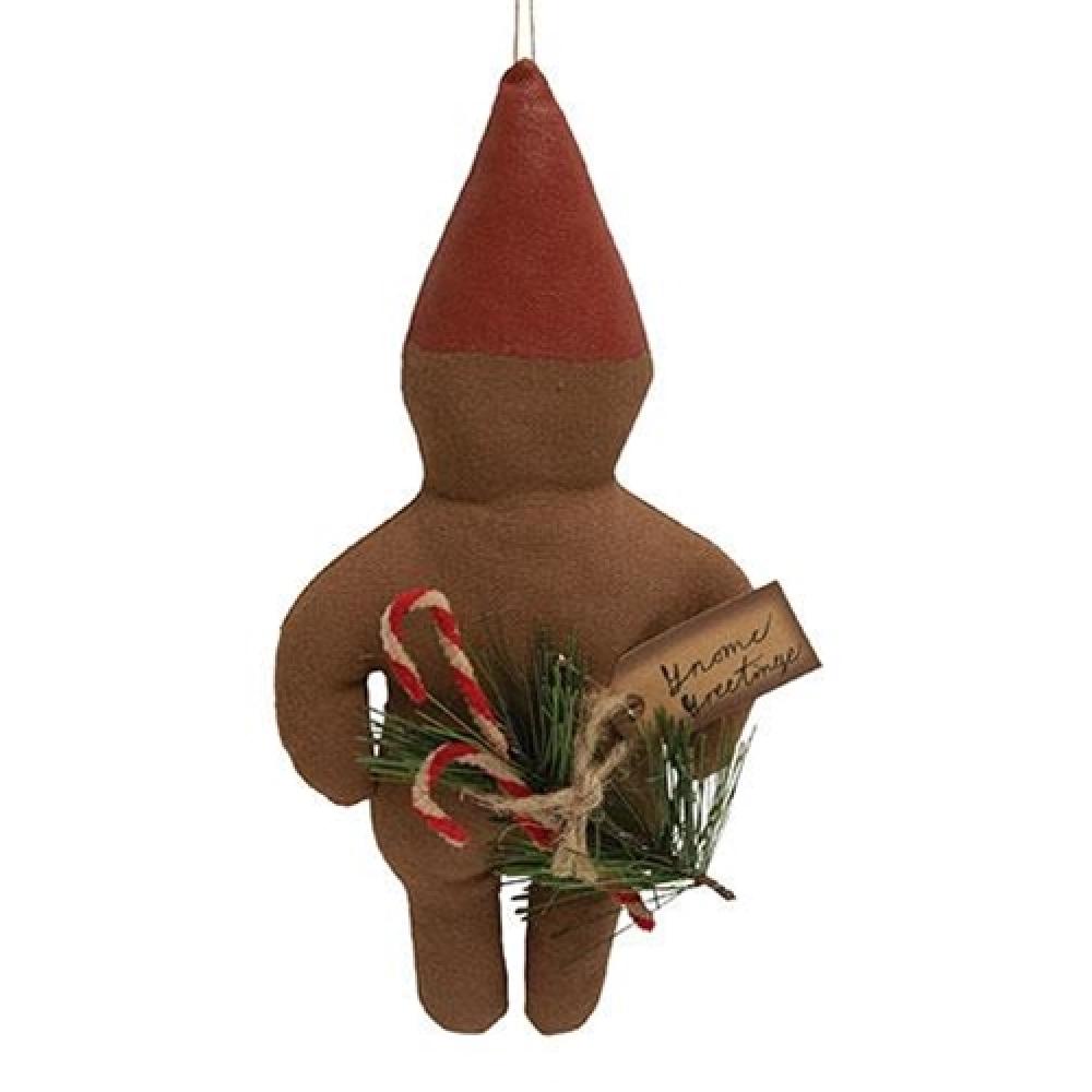 Festive Gingerbread Gnome Ornament for Christmas Tree Decor - Perfect for Holiday Home & Party Decoration