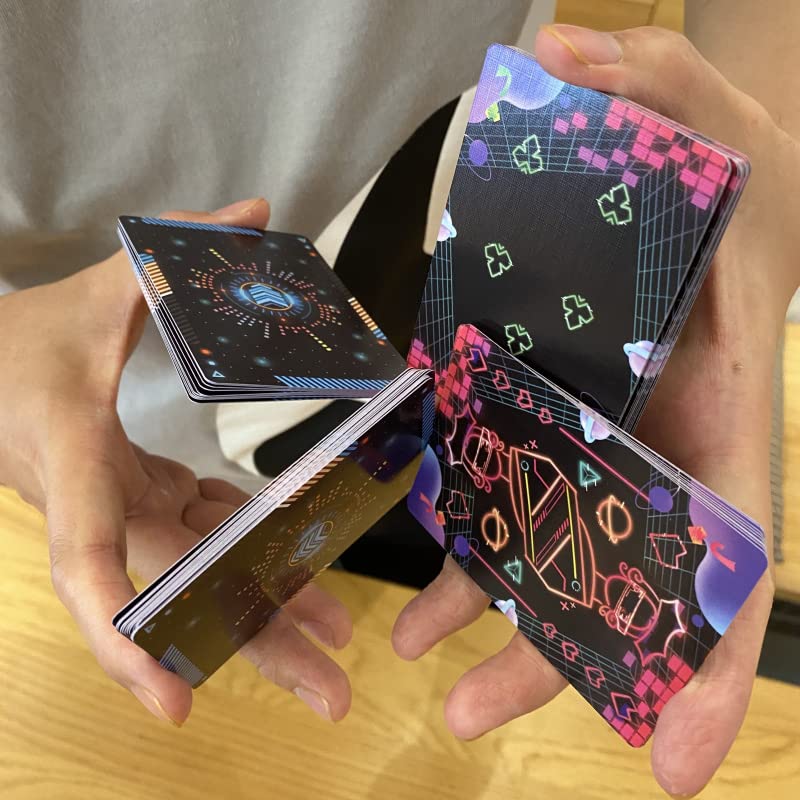 Saibo & Jiyuan Playing Cards - Premium Poker Card Deck for Kids & Adults - Fun Novelty Card Games for Parties, Family Gatherings & Game Nights