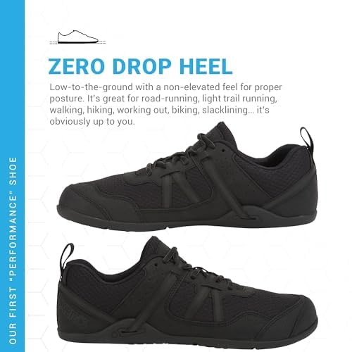 Xero Shoes Prio Neo Barefoot Running Shoes for Men - Wide Toe Box, Zero Drop Minimalist Shoes for Walking, Tennis, Pickleball - Lightweight & Flexible for Natural Movement & Outdoor Activities
