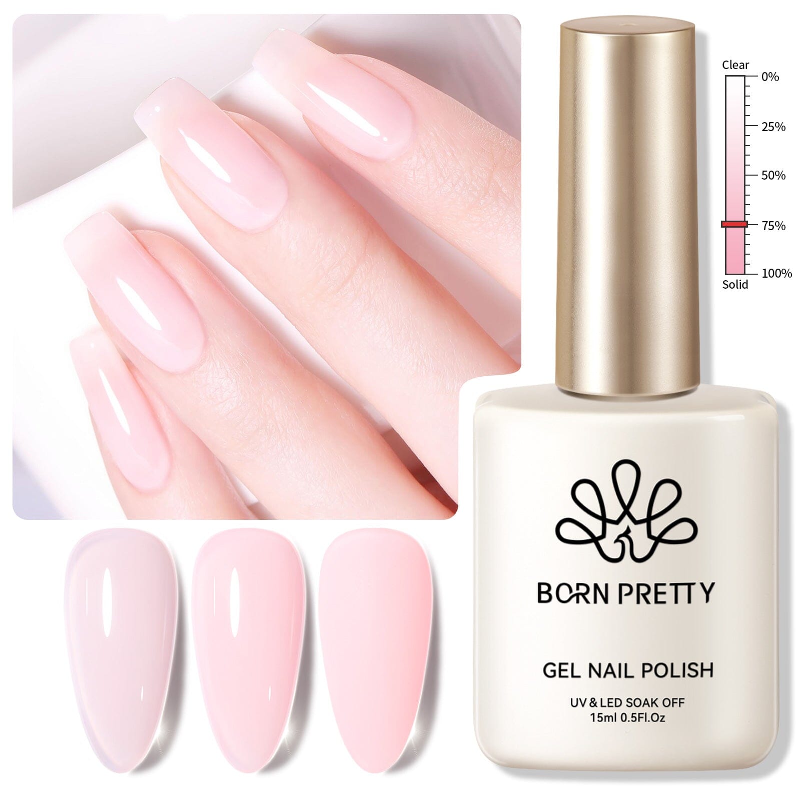 Pink Hema Free Milky Jelly Gel #03 15ml - Hydrating & Nourishing Lip Treatment for Dry Lips | Perfect for Daily Moisturizing, Night Care & Makeup Prep