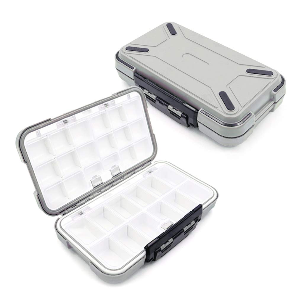 YUKI Fishing Lure Box - Tackle Storage Organizer for Fly Fishing & Vest Casting