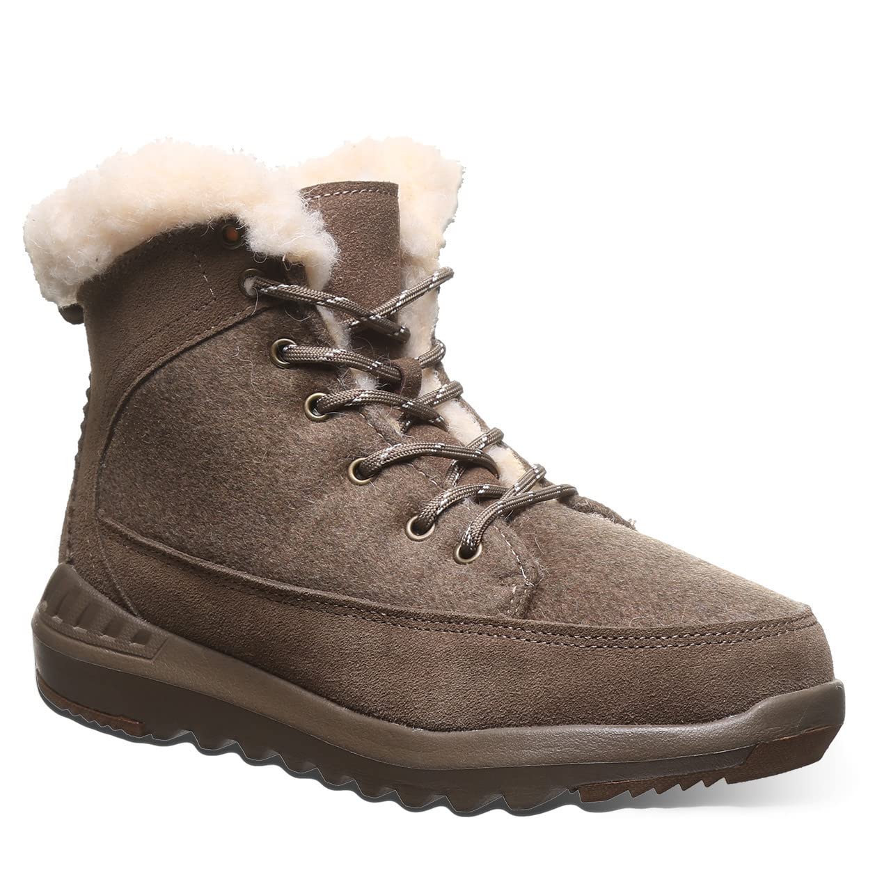BEARPAW Women's Cheryl Suede Winter Boots - Comfortable & Classic Ankle Boots for Women - Perfect for Snow, Cold Weather & Outdoor Activities