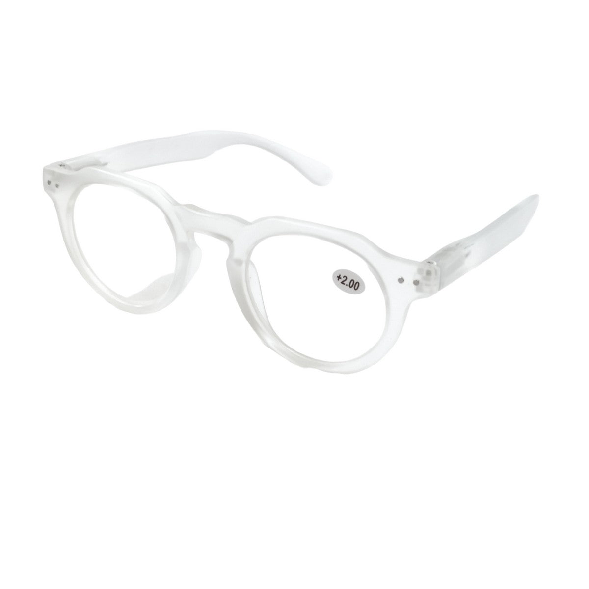 Round Hexa Full Frame Reading Glasses - Blue Light Blocking Computer Glasses for Men & Women - Perfect for Office Work, Reading, and Screen Time