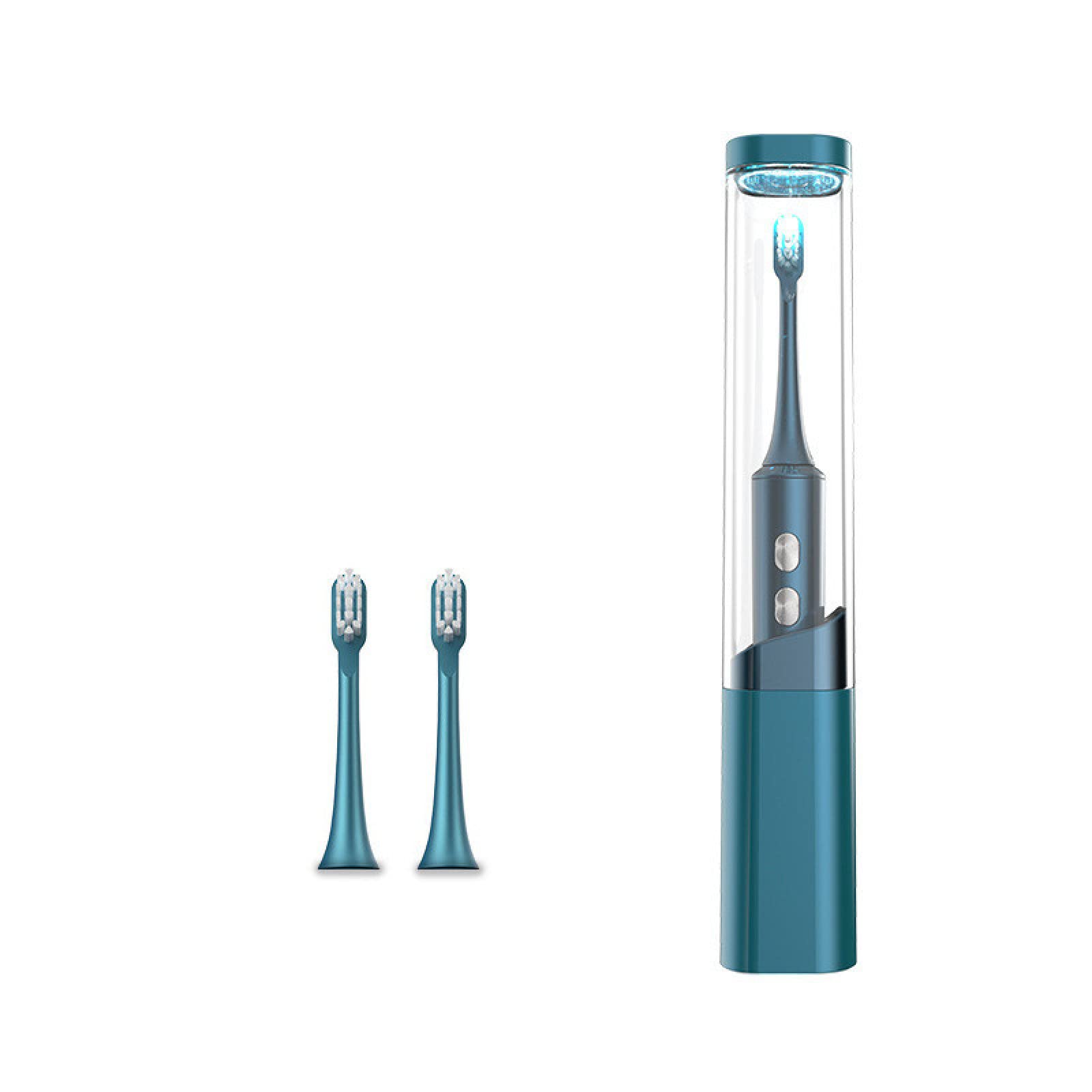 Kids Electric Toothbrush with Smart Induction & Wireless Charging - Waterproof Sonic Toothbrush for Children & Adults, Soft Bristles, Dark Green - Perfect for Home, Travel & Daily Oral Care