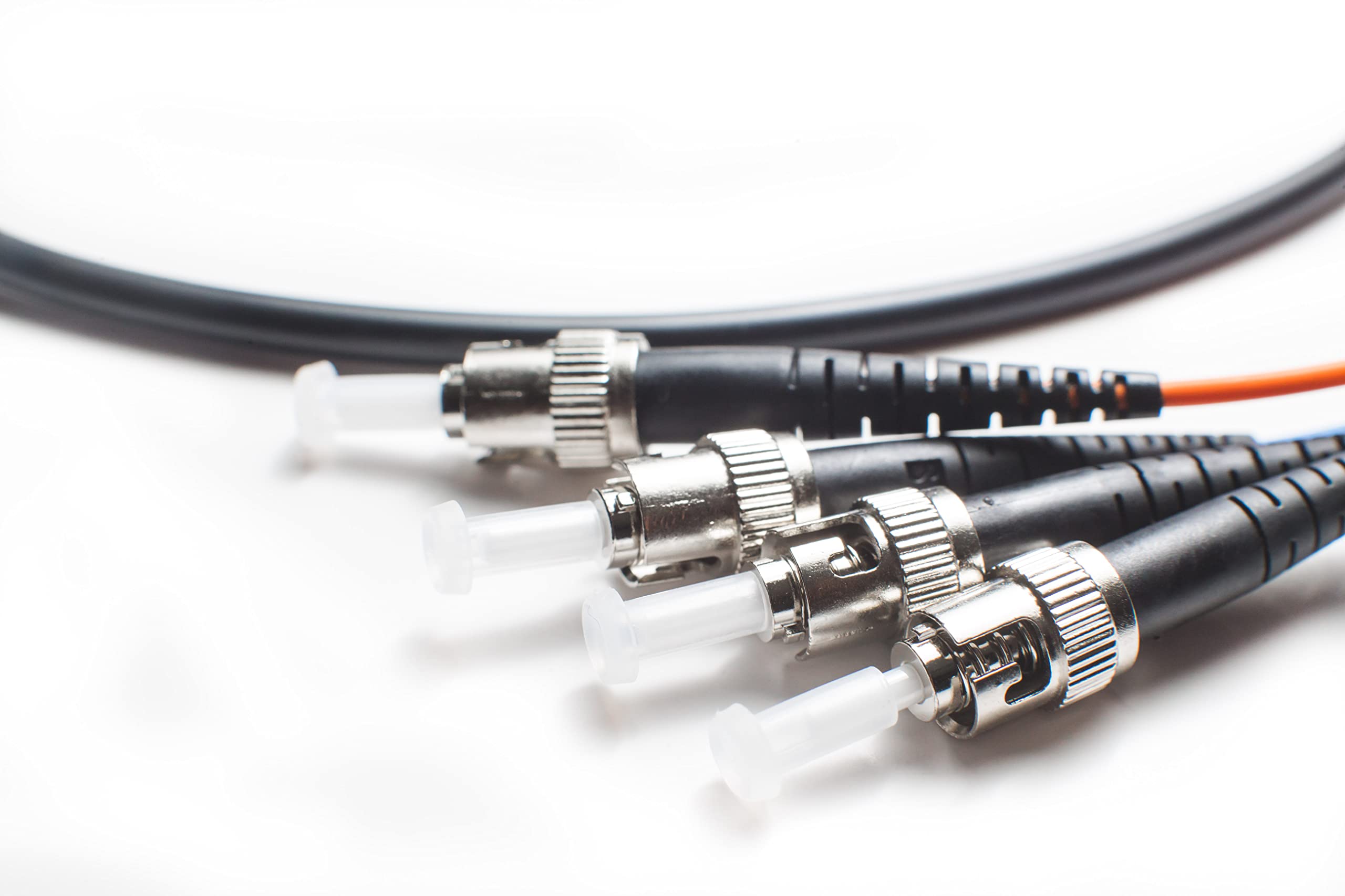 100M OM1 ST to ST Fiber Optic Cable - 62.5/125 Multimode Duplex Jumper (328ft) for Indoor/Outdoor Use | Length Options 0.5M-300M | Made in USA | Perfect for Data Centers, CCTV, and Network Installations