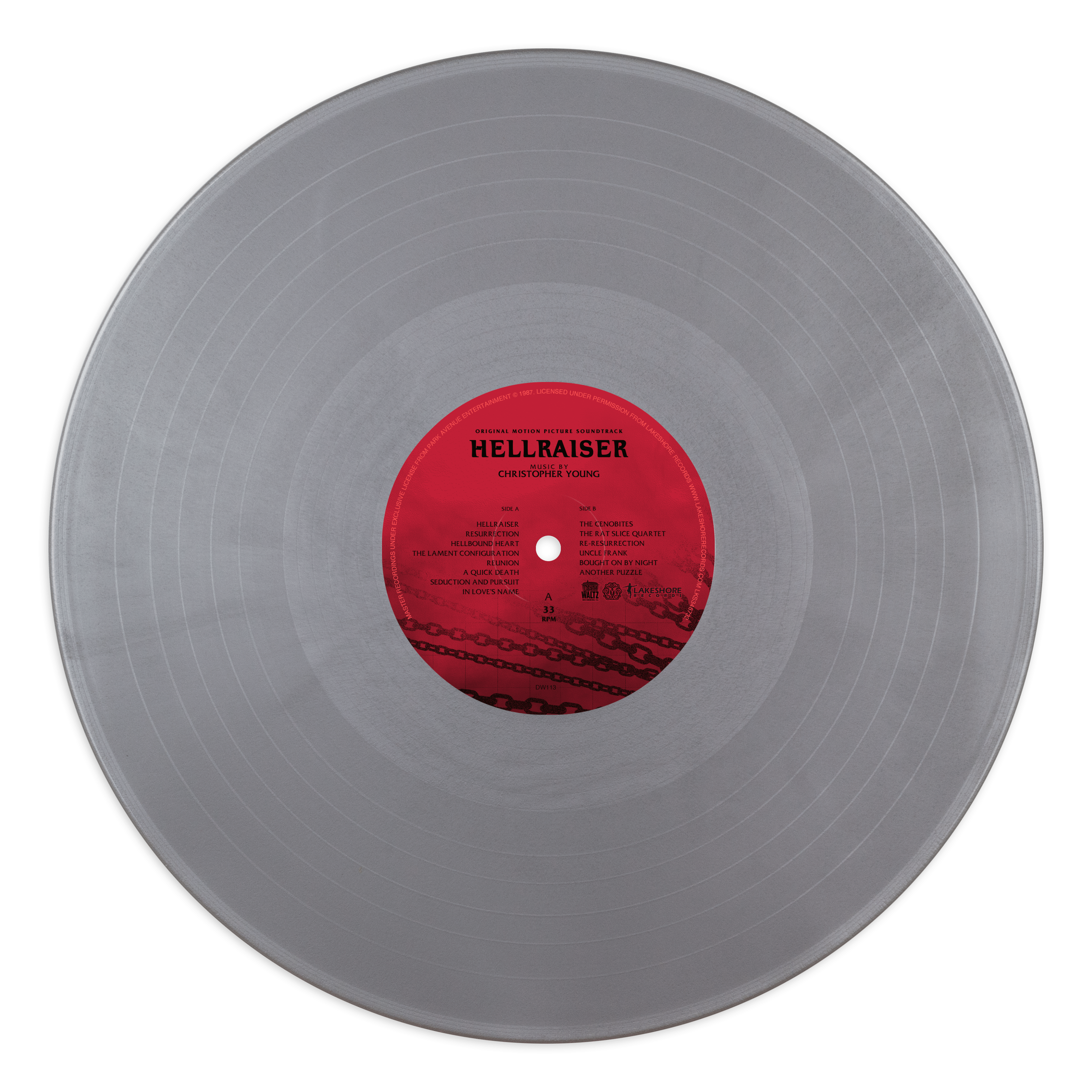 Hellraiser Original Motion Picture Soundtrack Vinyl Record - Horror Movie Music for Collectors & Halloween Parties