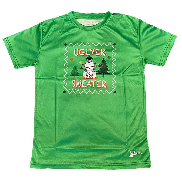Funny Ugly Christmas Sweater Tee Shirt for Youth & Adults - Perfect for Holiday Parties, Family Gatherings & Festive Outfits